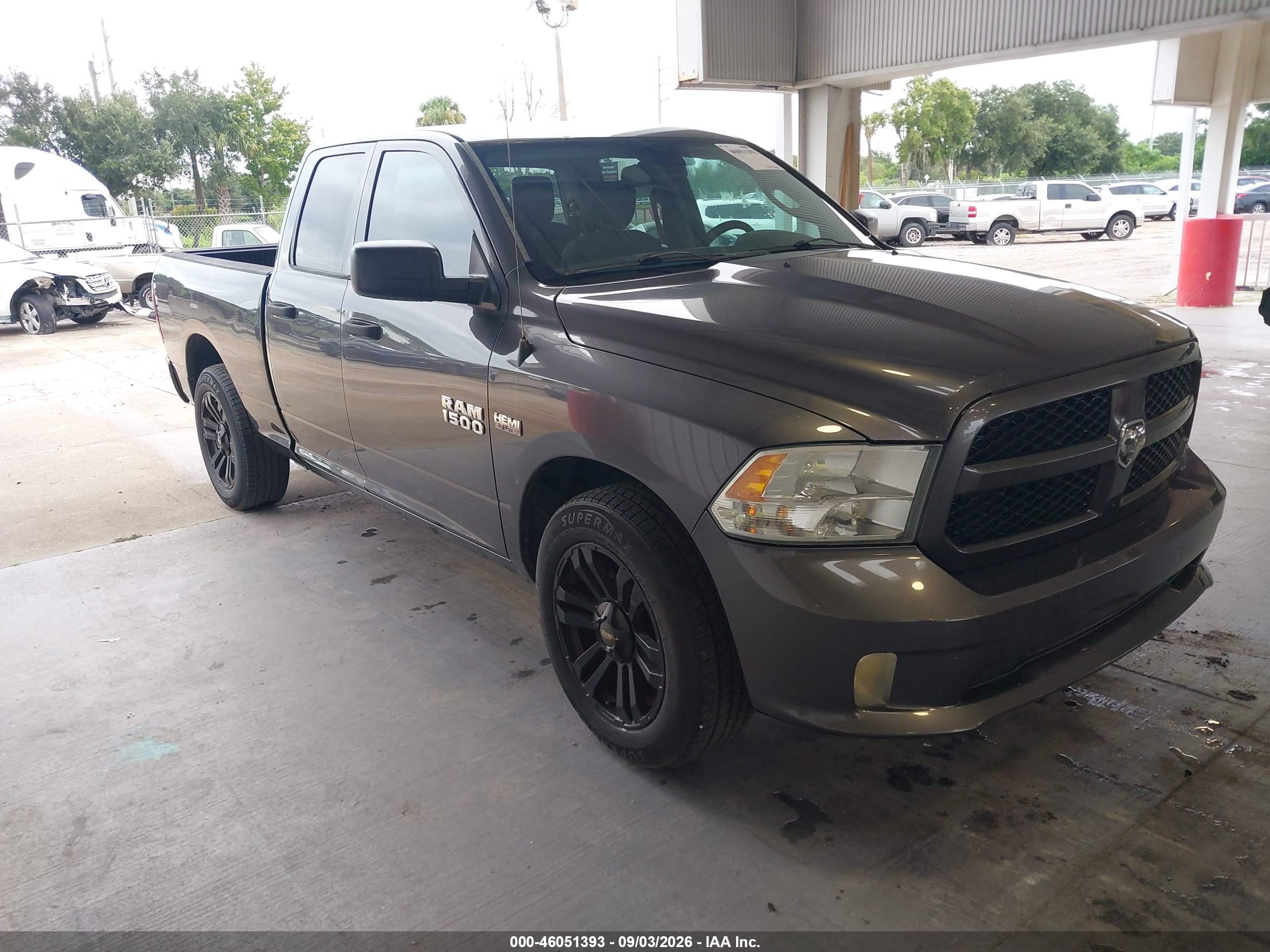 2014 Ram 1500 Express Gray vin: 1C6RR6FT6ES250055