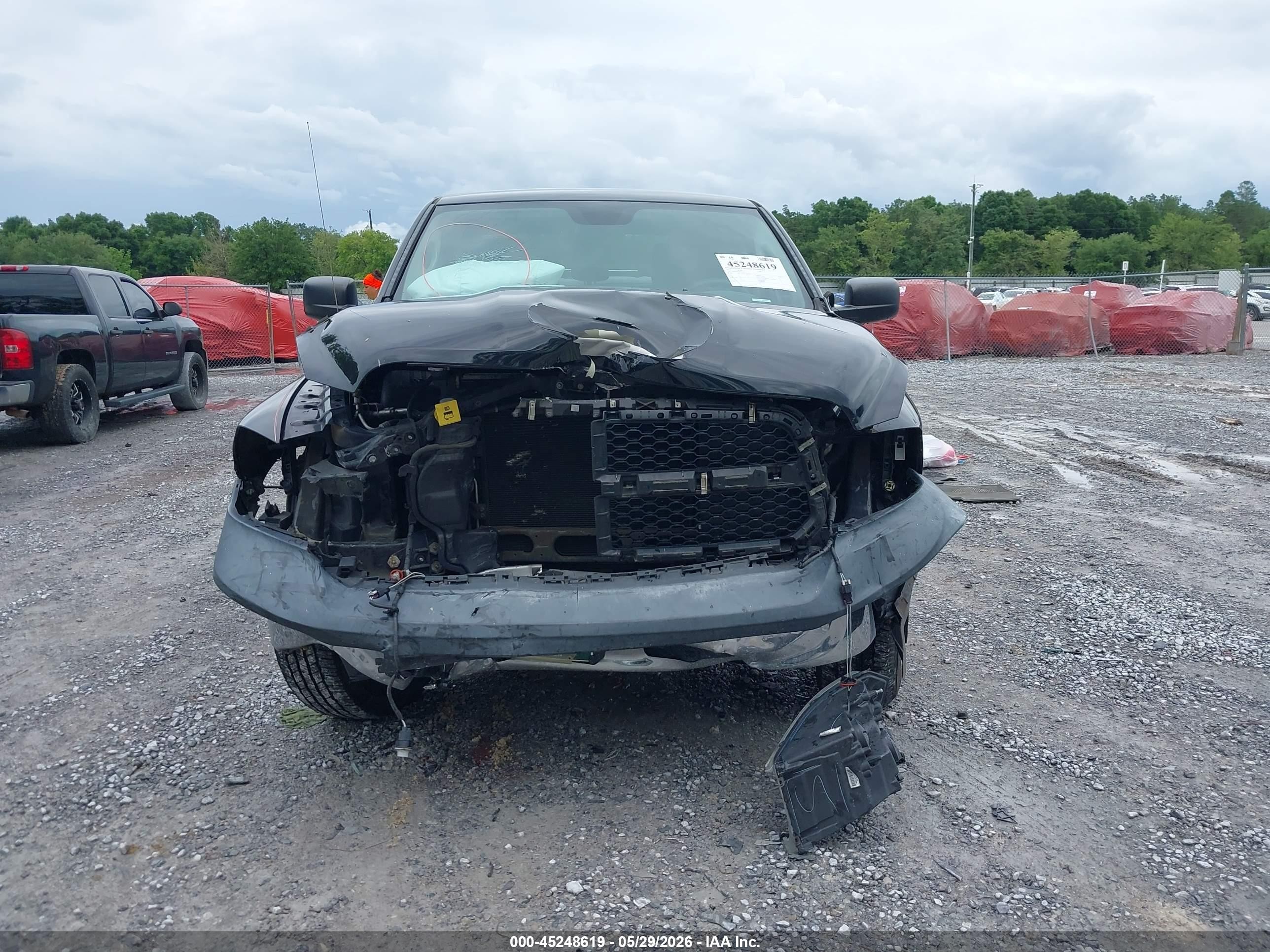 2014 Ram 1500 Tradesman Black vin: 1C6RR6FT6ES272105