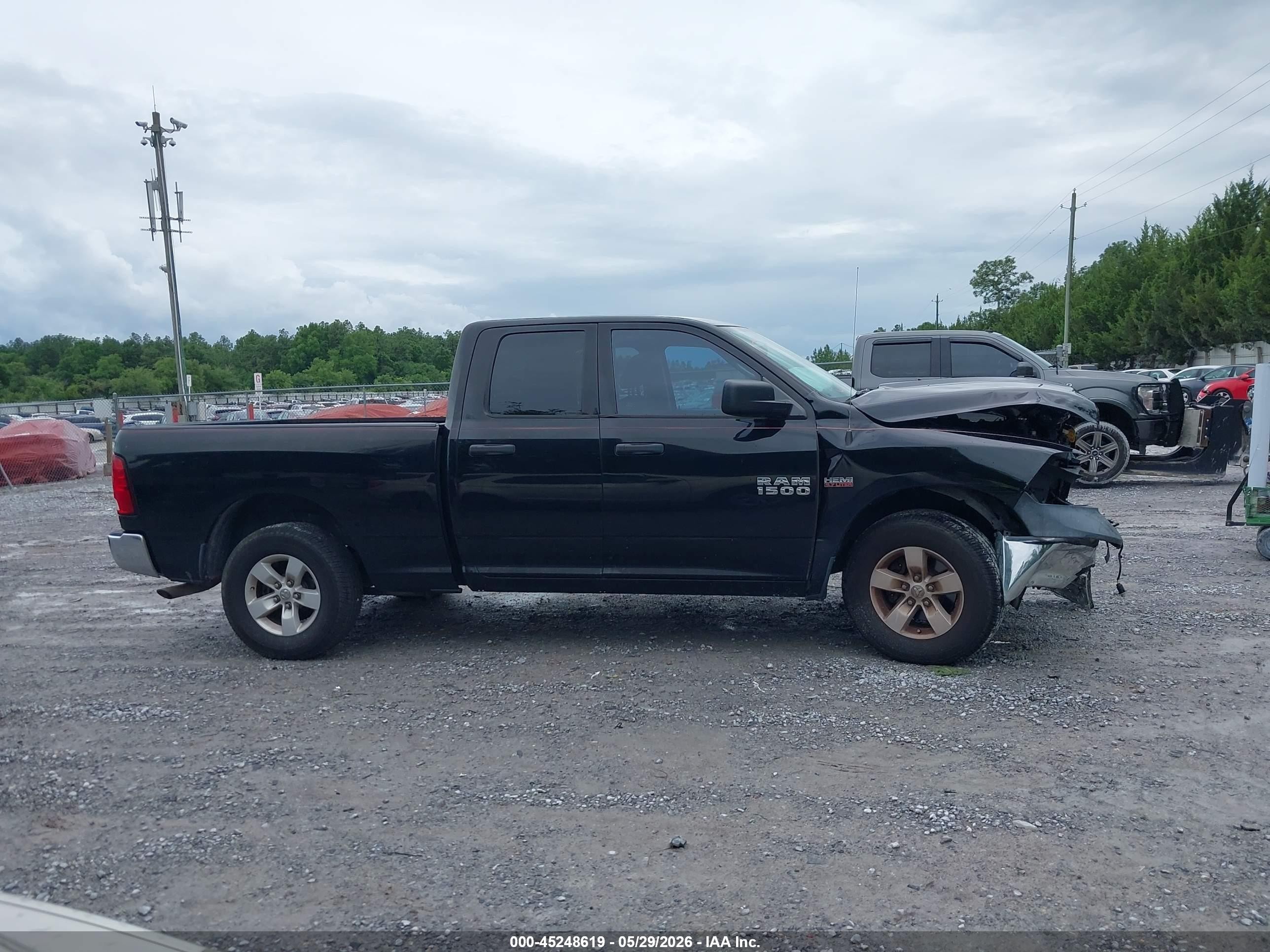 2014 Ram 1500 Tradesman Black vin: 1C6RR6FT6ES272105