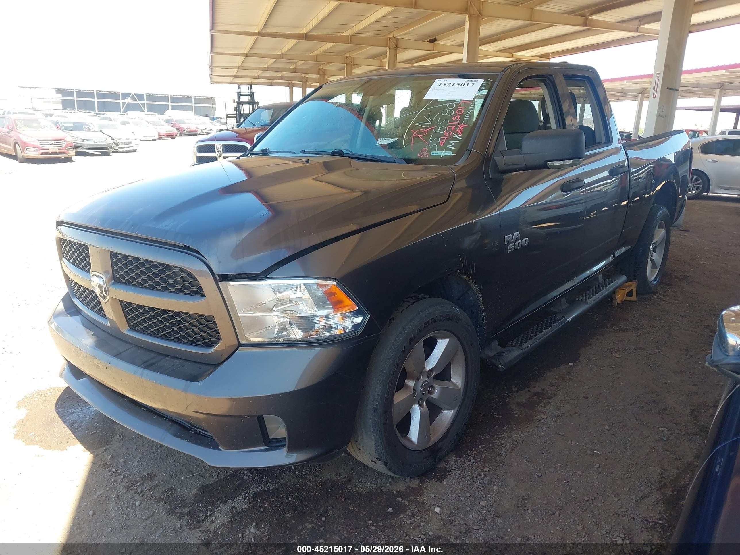 2014 Ram 1500 Express Silver vin: 1C6RR6FT6ES358580