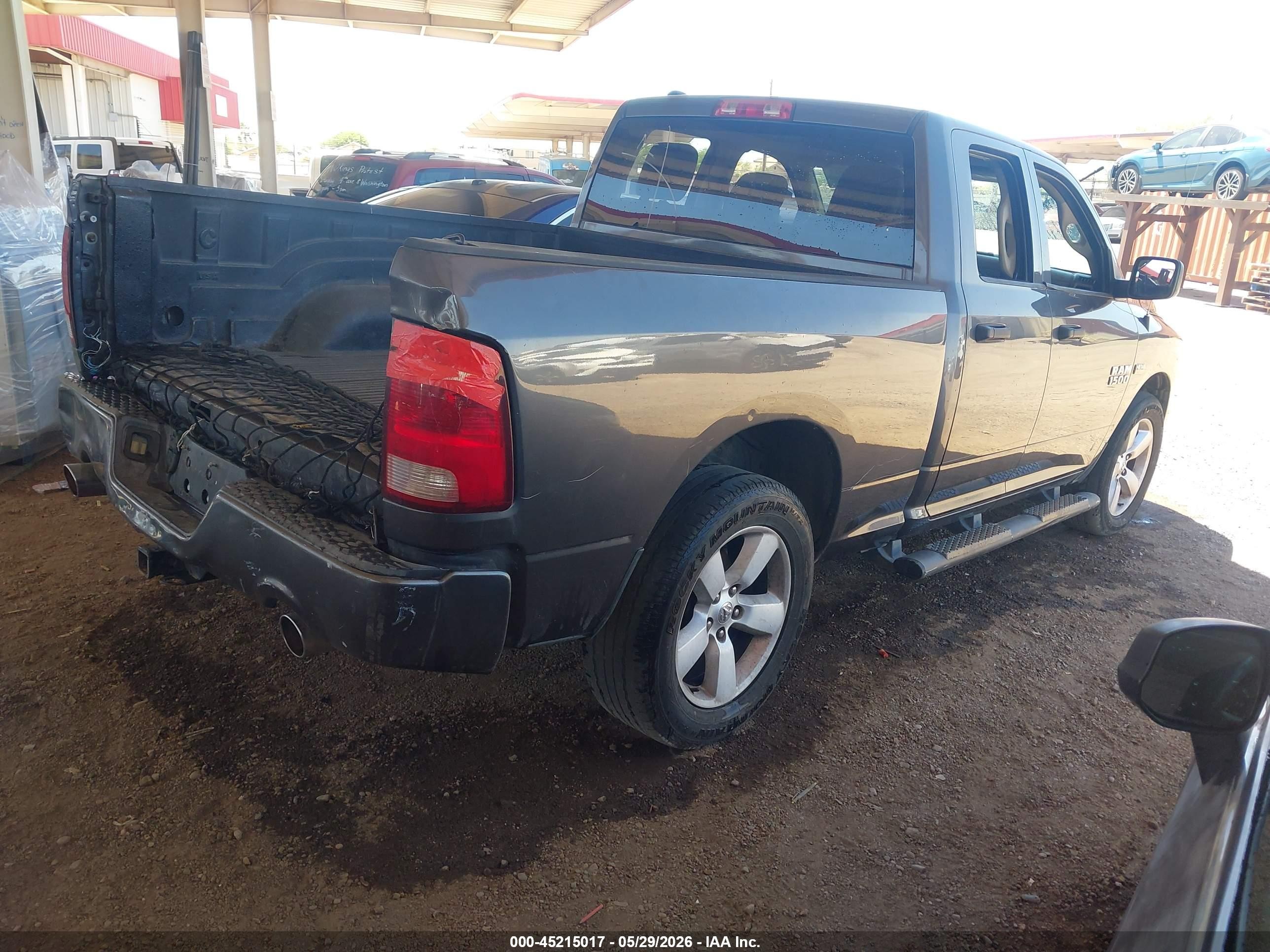 2014 Ram 1500 Express Silver vin: 1C6RR6FT6ES358580
