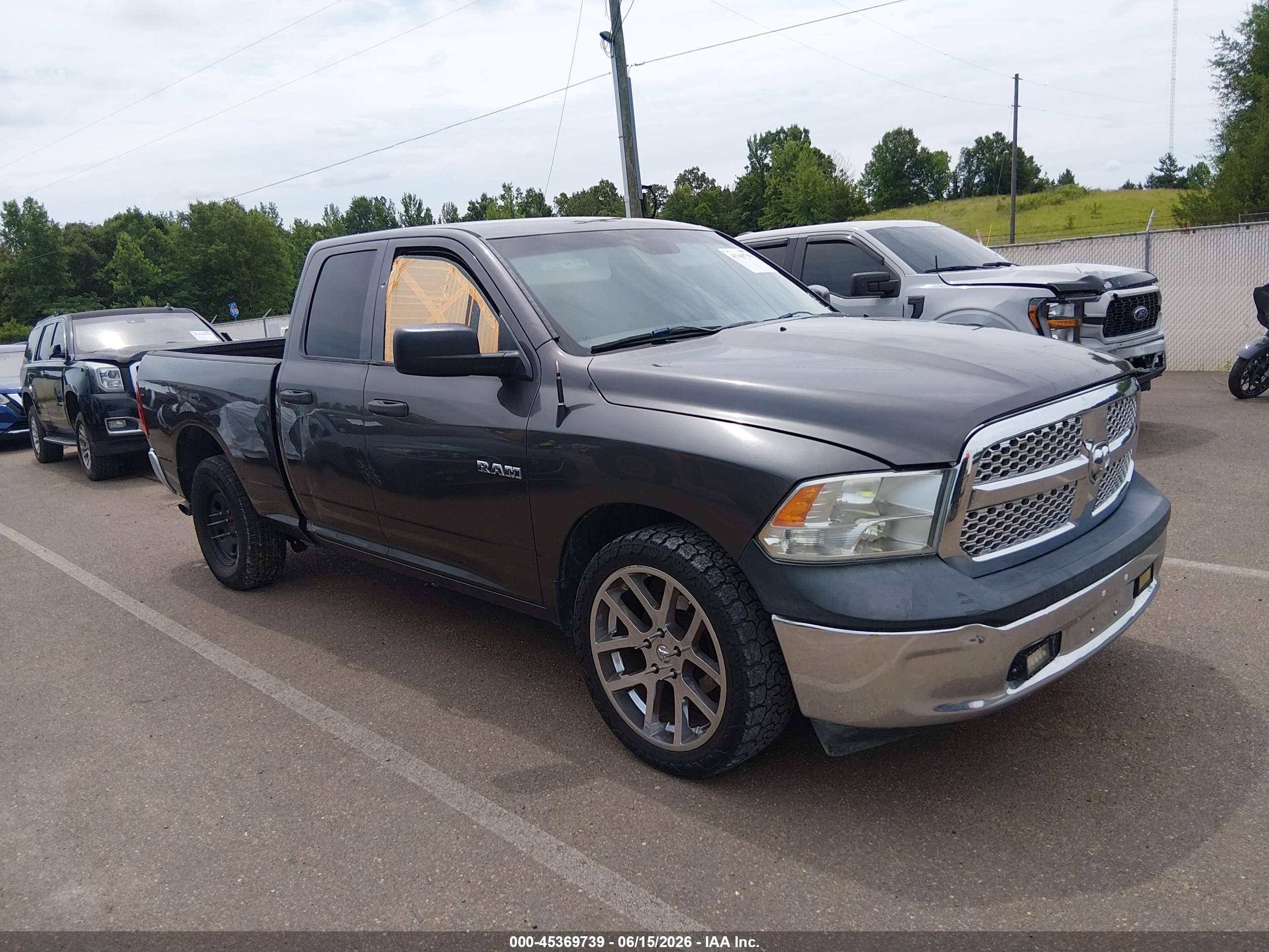 2014 Ram 1500 Tradesman Gray vin: 1C6RR6FT6ES391529
