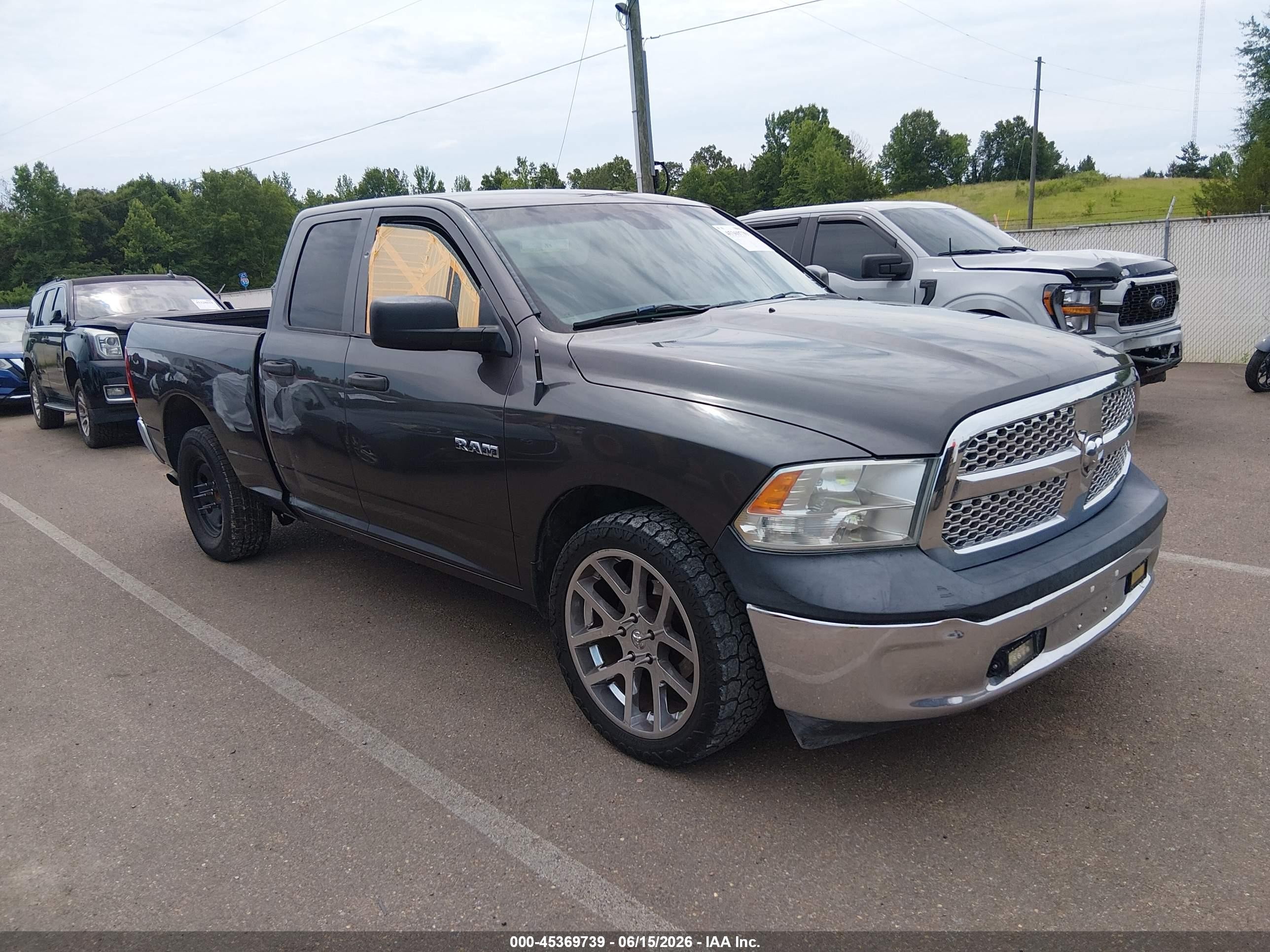 2014 Ram 1500 Tradesman Gray vin: 1C6RR6FT6ES391529