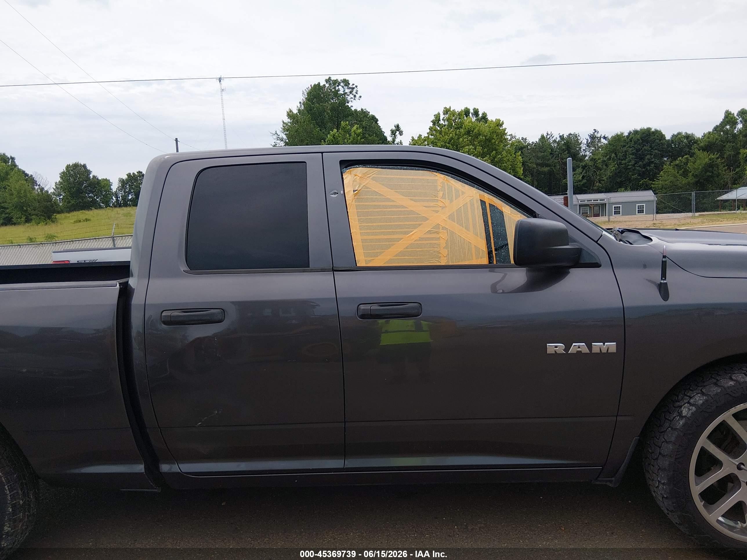 2014 Ram 1500 Tradesman Gray vin: 1C6RR6FT6ES391529