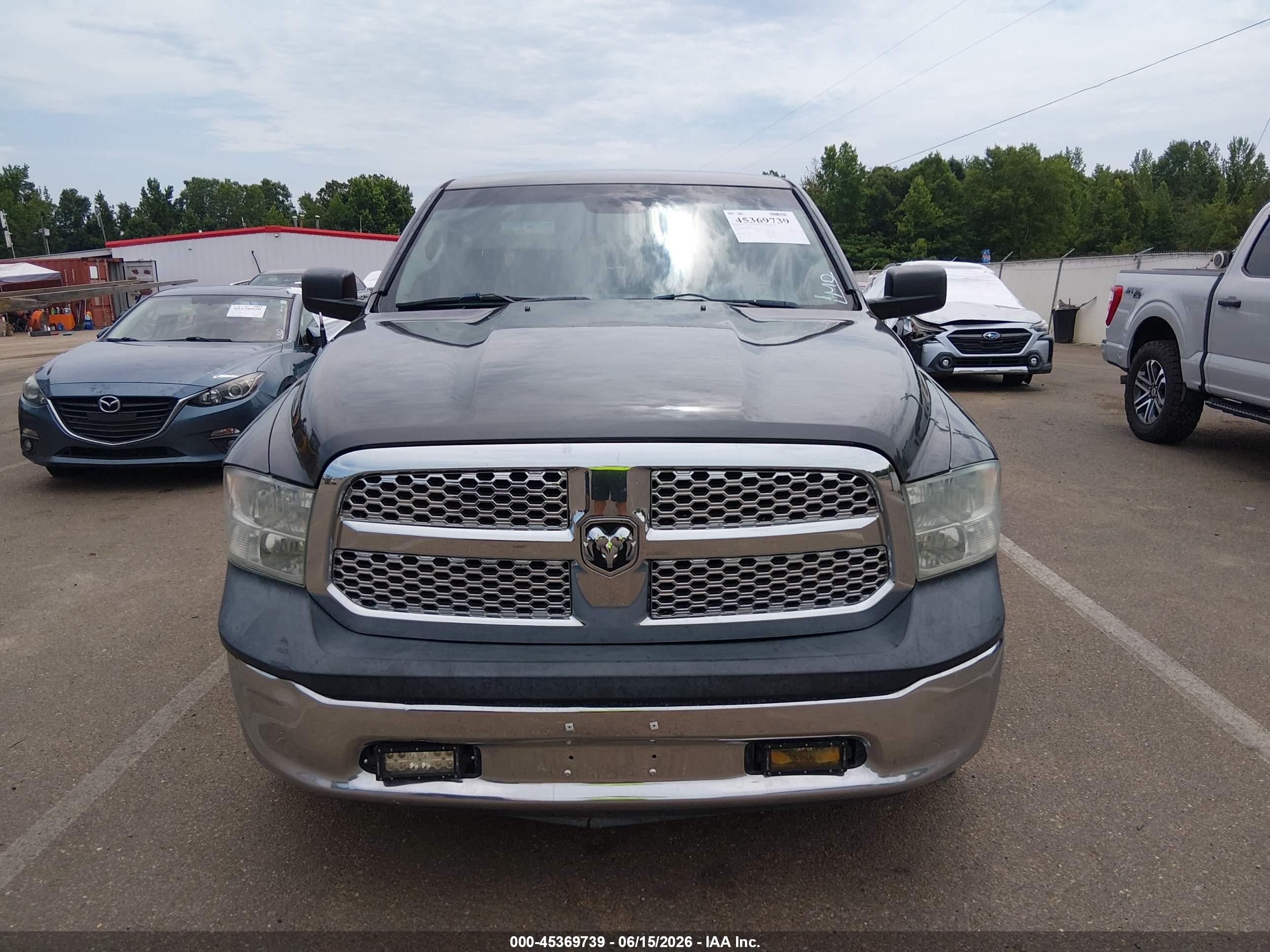 2014 Ram 1500 Tradesman Gray vin: 1C6RR6FT6ES391529