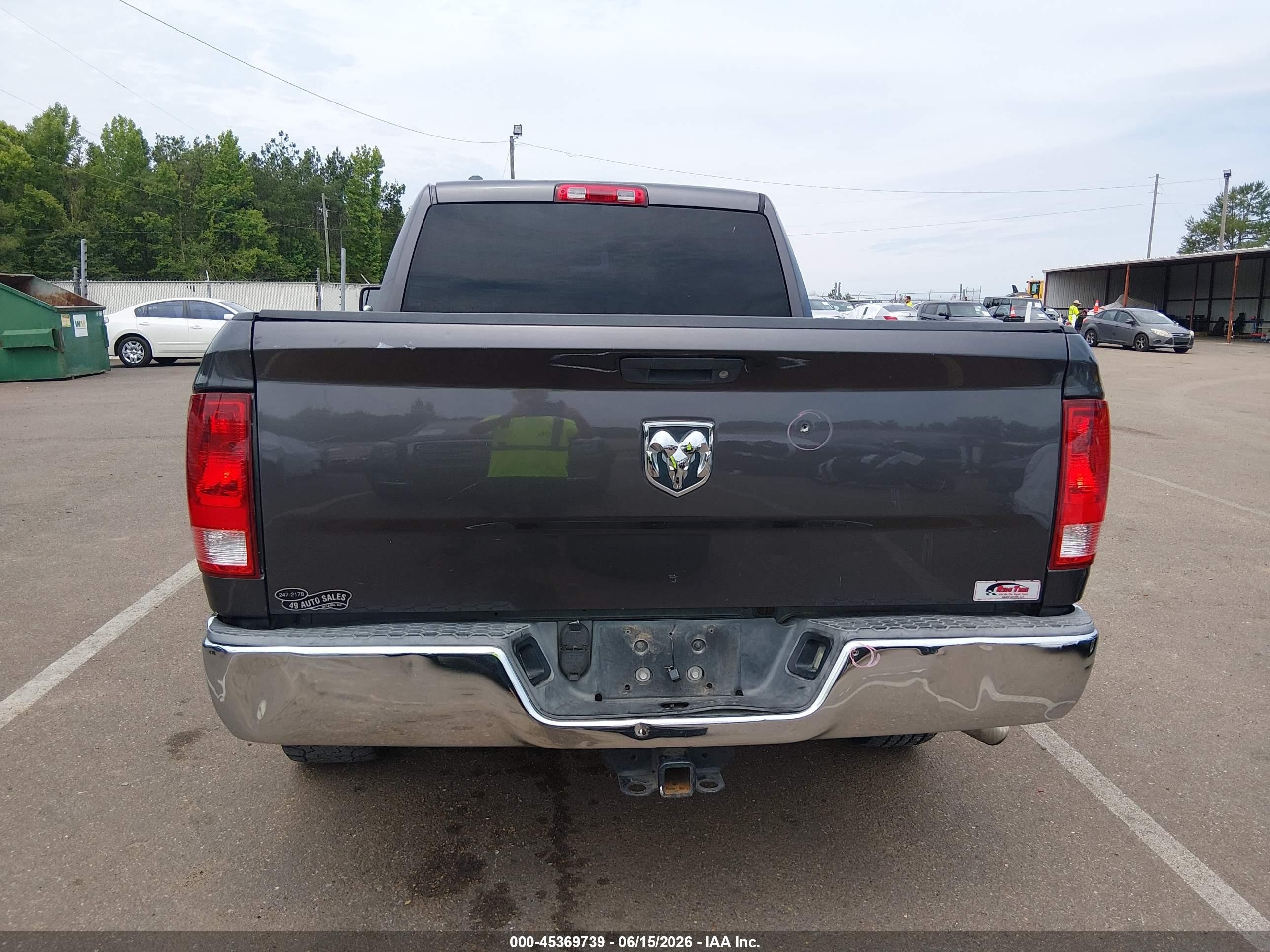 2014 Ram 1500 Tradesman Gray vin: 1C6RR6FT6ES391529