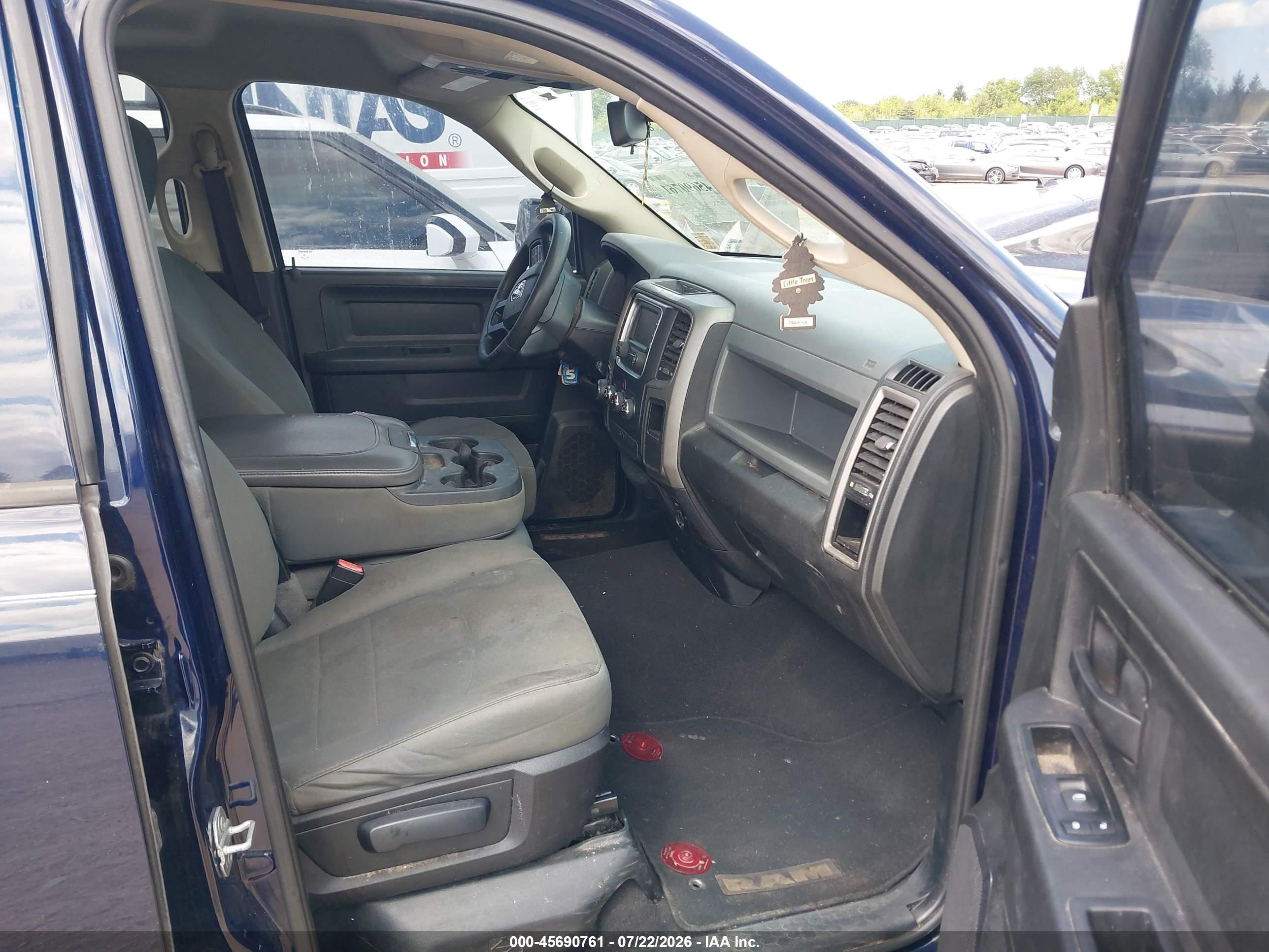 2015 Ram 1500 Express Dark Blue vin: 1C6RR6FT6FS535372