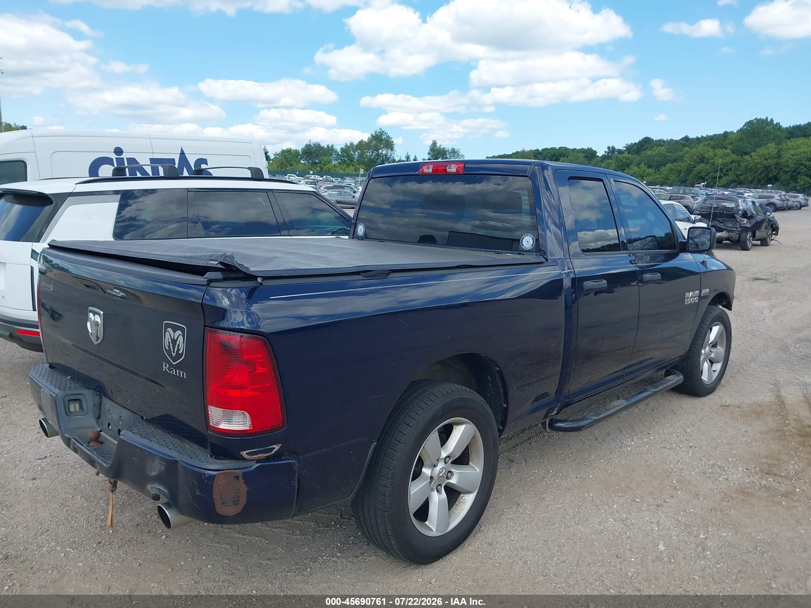 2015 Ram 1500 Express Dark Blue vin: 1C6RR6FT6FS535372