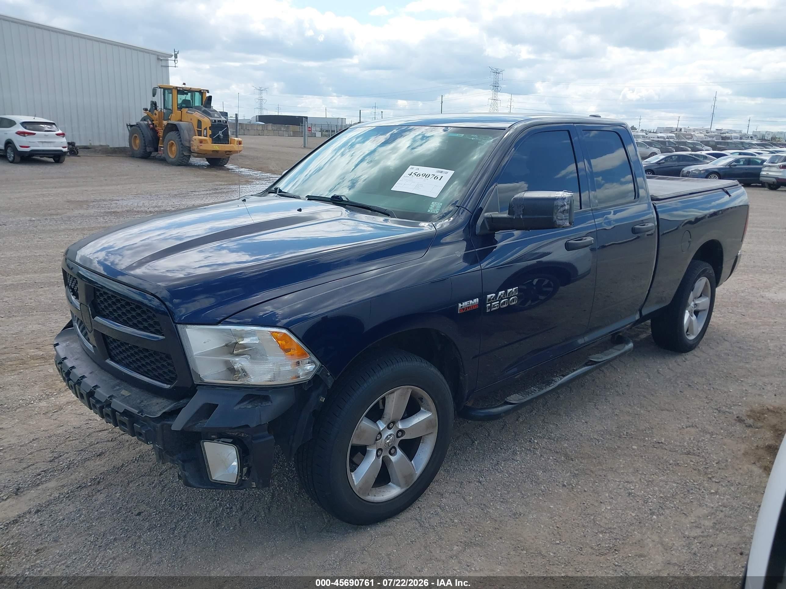 2015 Ram 1500 Express Dark Blue vin: 1C6RR6FT6FS535372