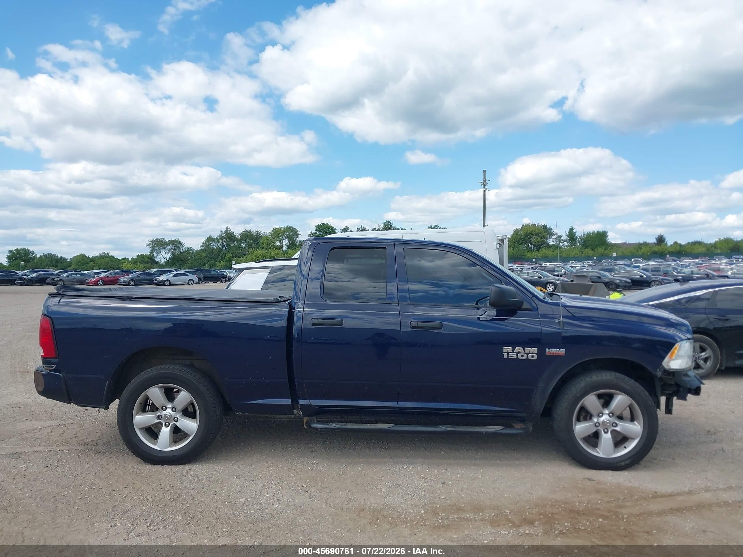 2015 Ram 1500 Express Dark Blue vin: 1C6RR6FT6FS535372