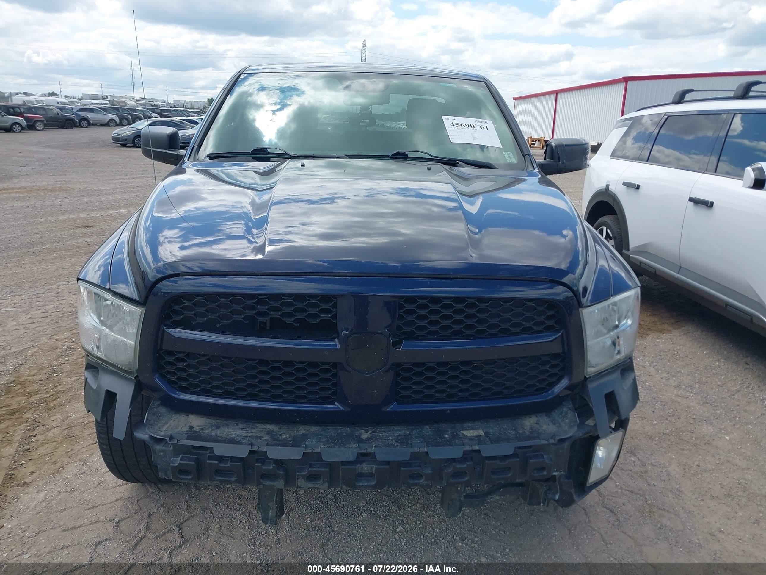 2015 Ram 1500 Express Dark Blue vin: 1C6RR6FT6FS535372