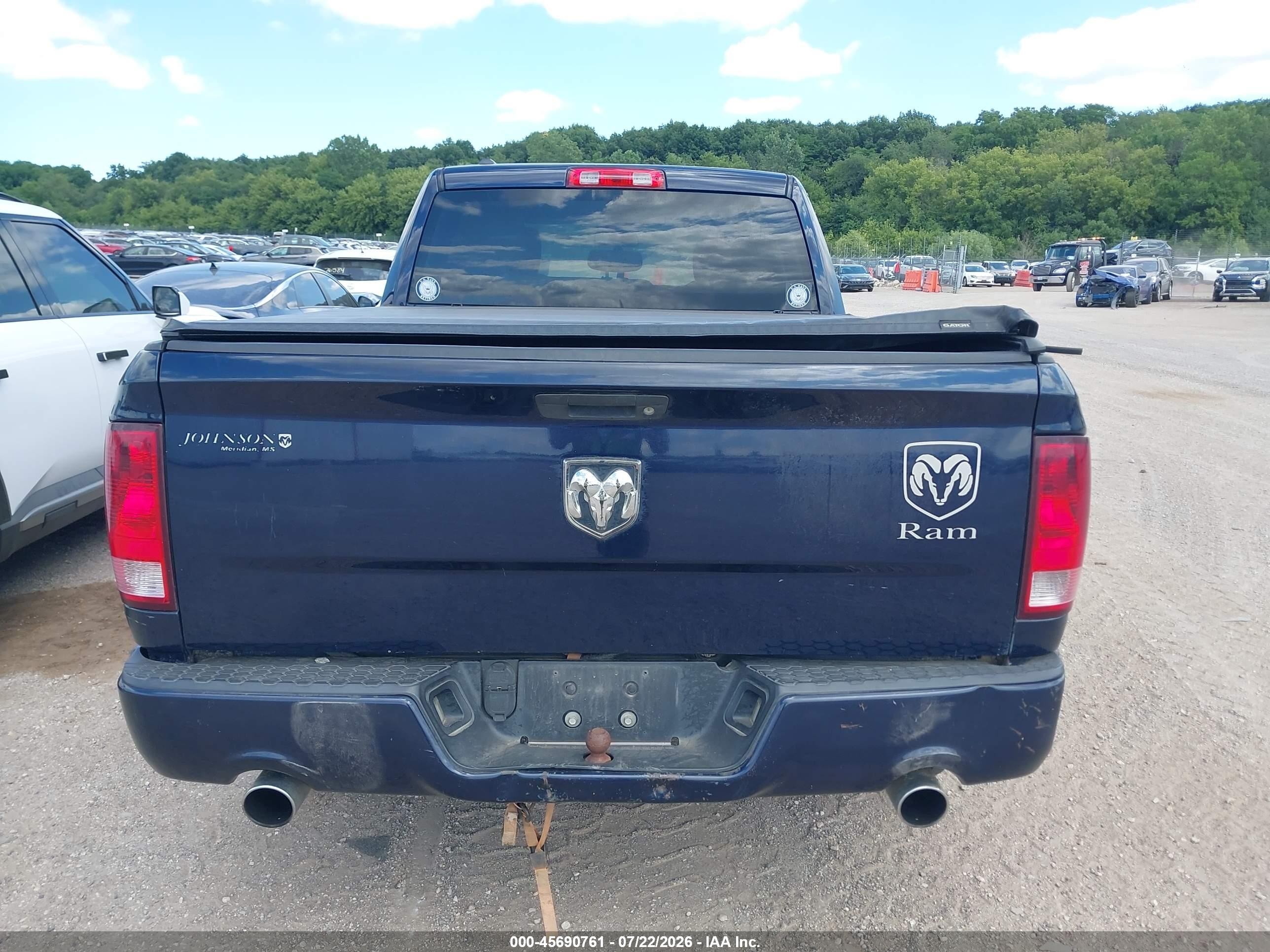 2015 Ram 1500 Express Dark Blue vin: 1C6RR6FT6FS535372