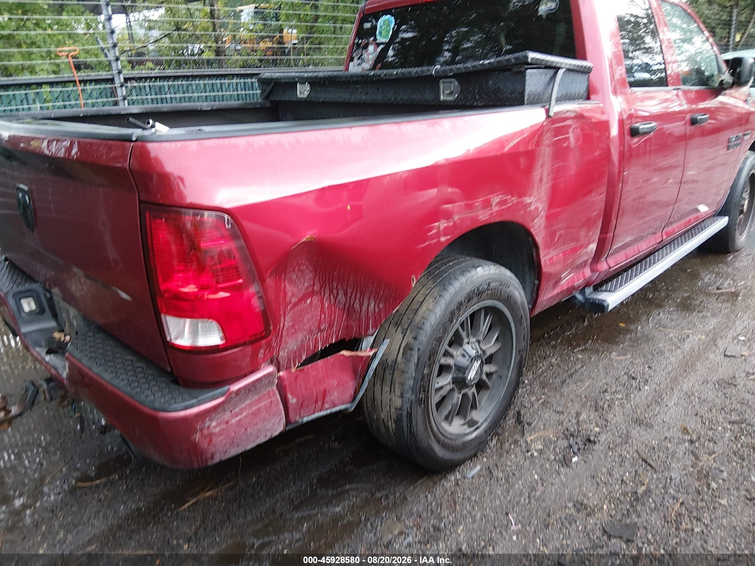 2013 Ram 1500 Express Red vin: 1C6RR6FT7DS544238