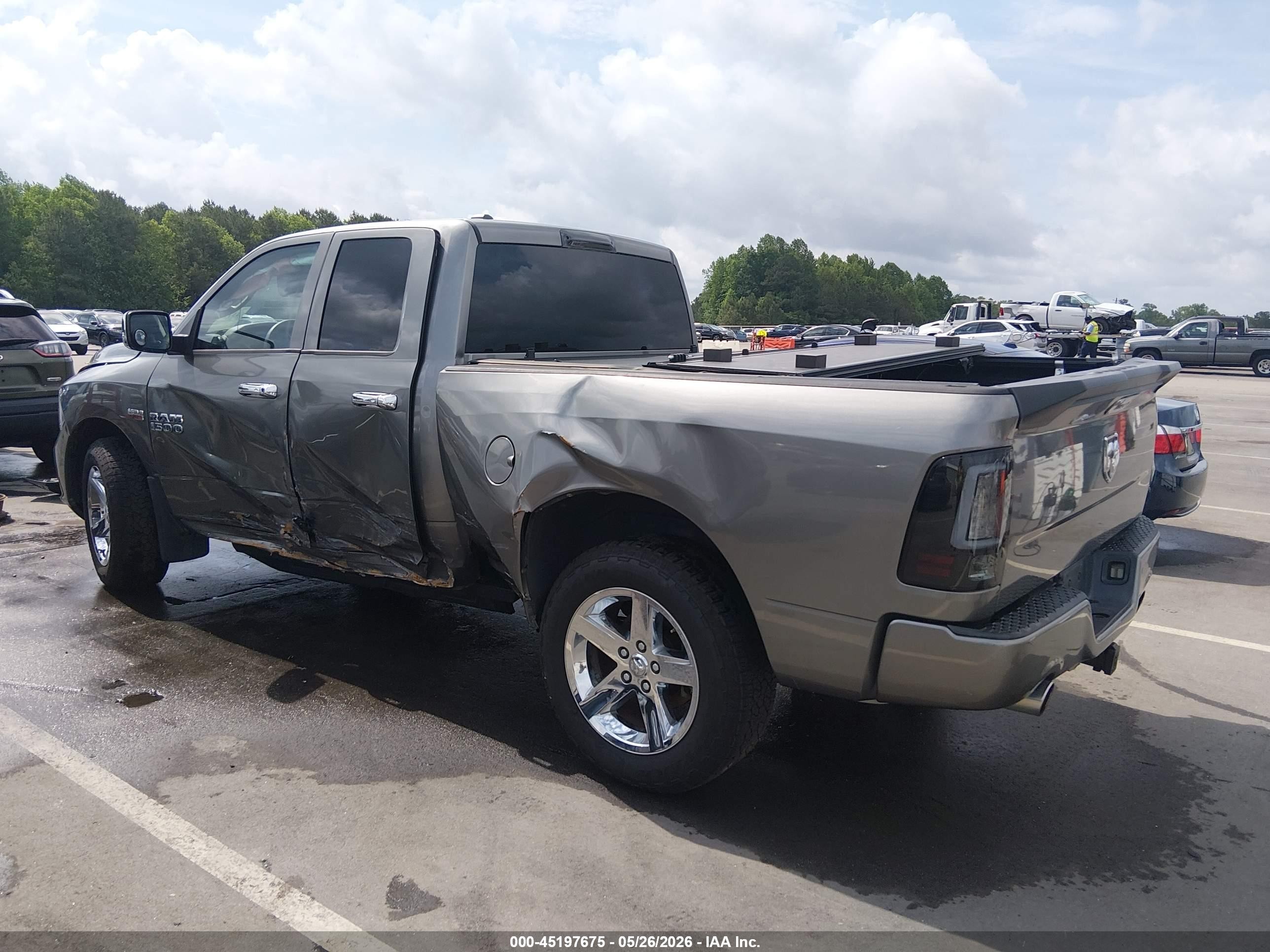 2013 Ram 1500 Express Gray vin: 1C6RR6FT7DS604647
