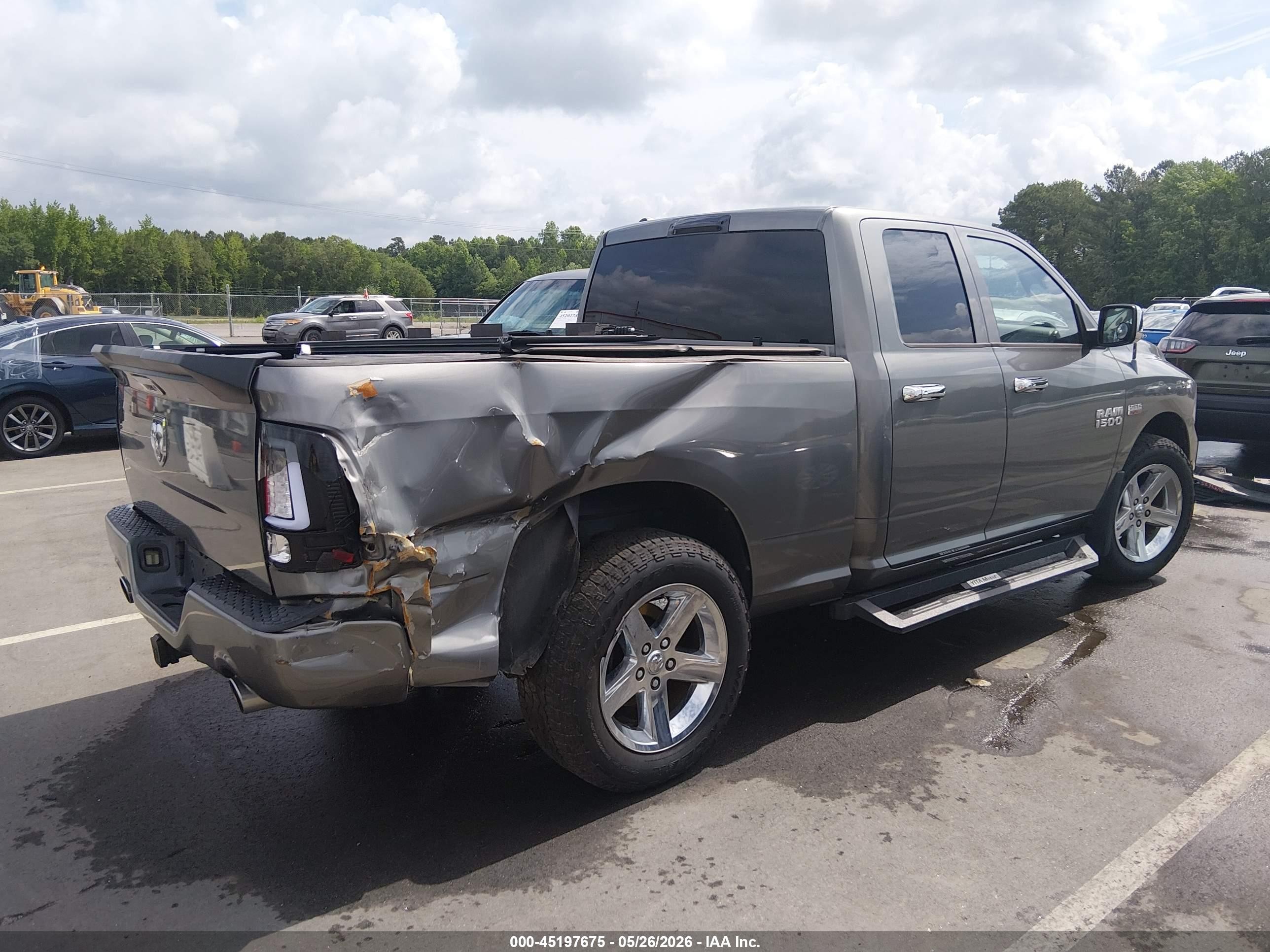 2013 Ram 1500 Express Gray vin: 1C6RR6FT7DS604647