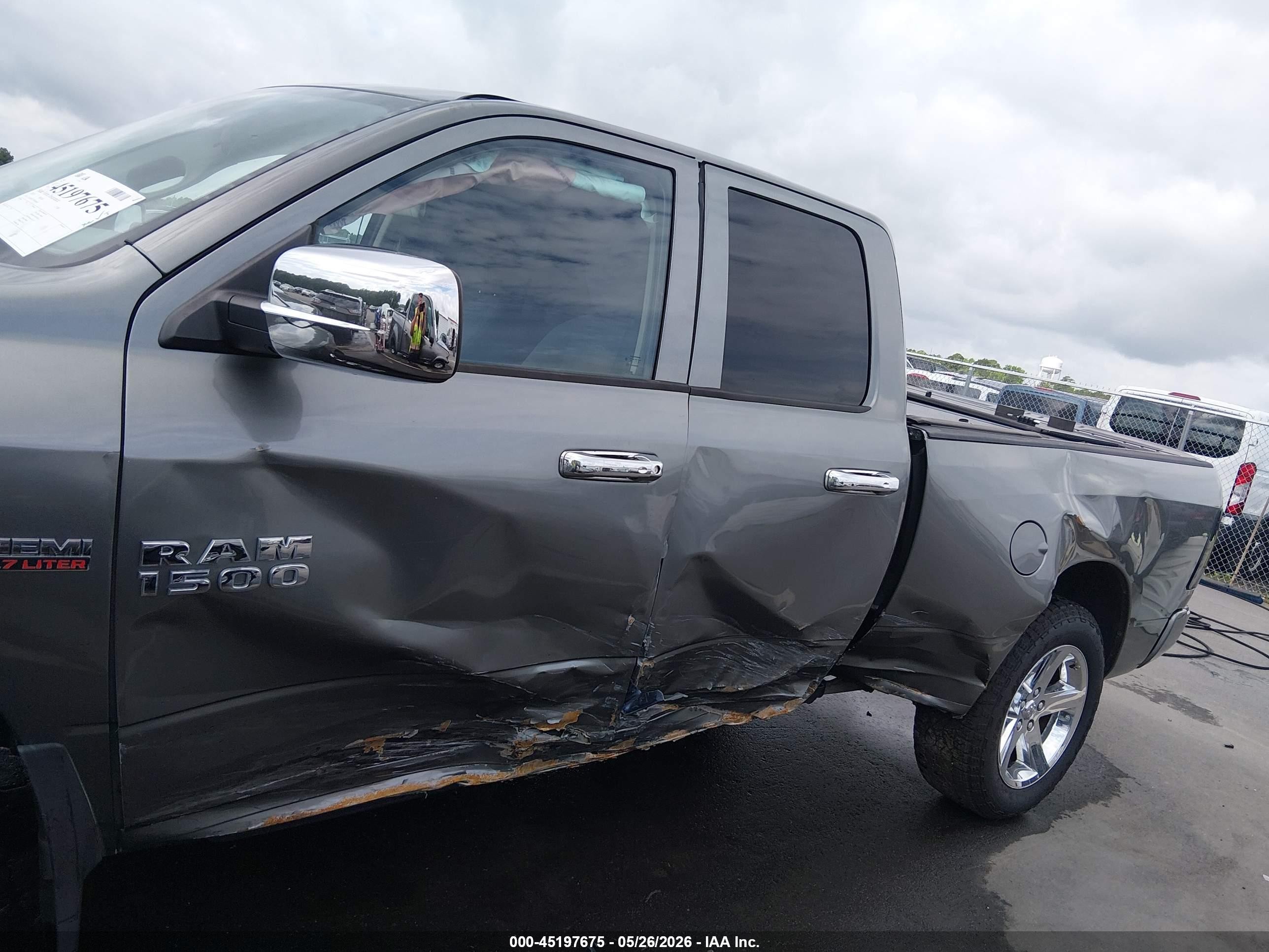 2013 Ram 1500 Express Gray vin: 1C6RR6FT7DS604647