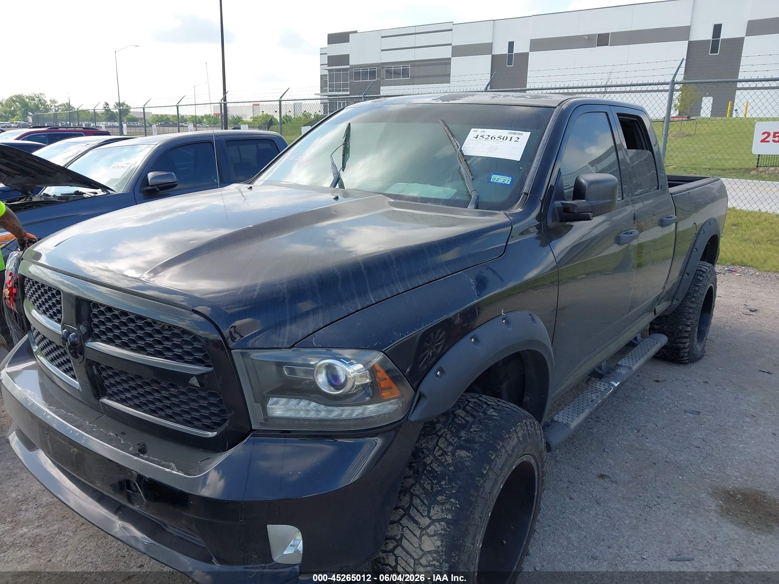 2013 Ram 1500 Express Black vin: 1C6RR6FT7DS716672