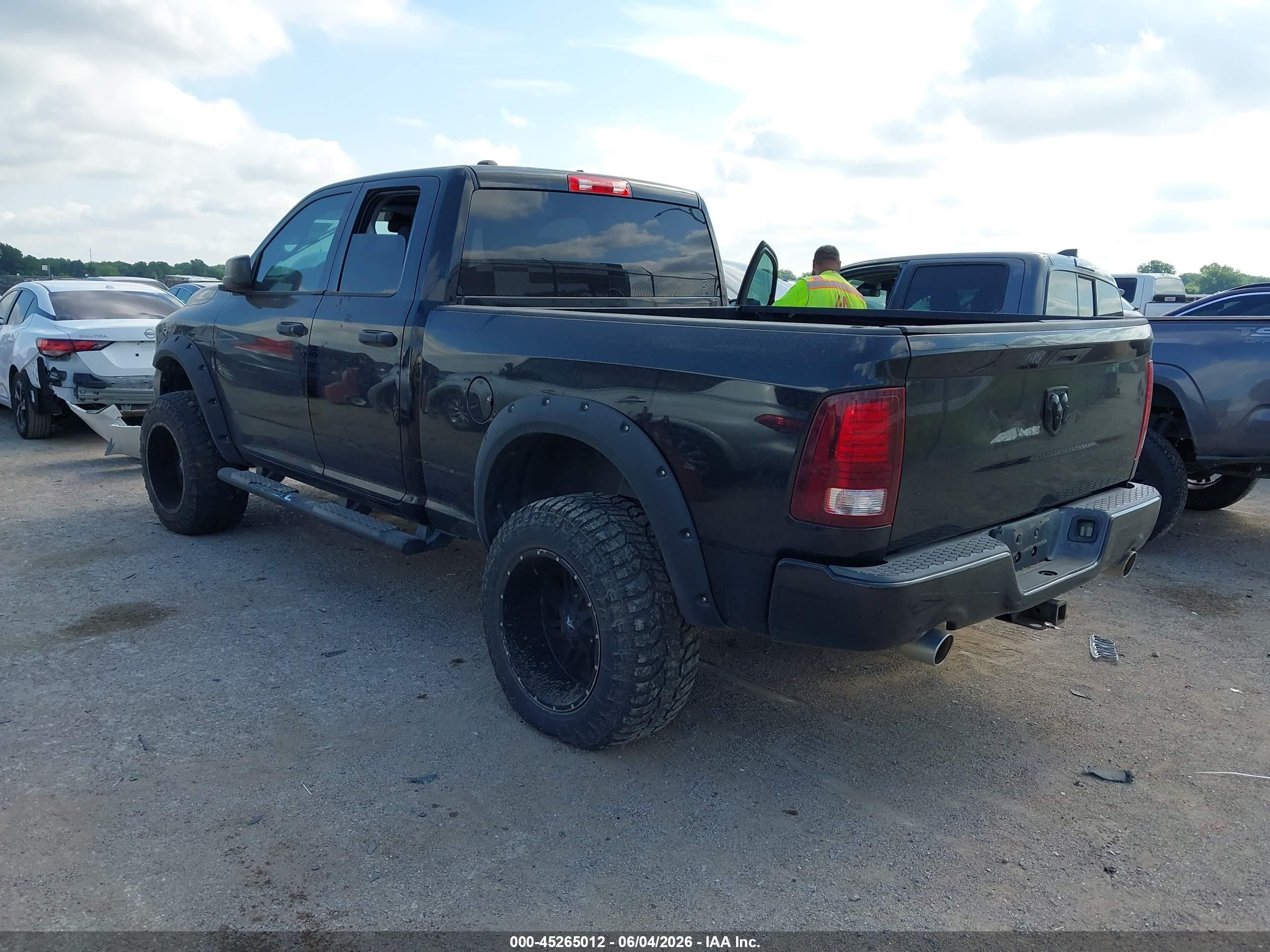 2013 Ram 1500 Express Black vin: 1C6RR6FT7DS716672