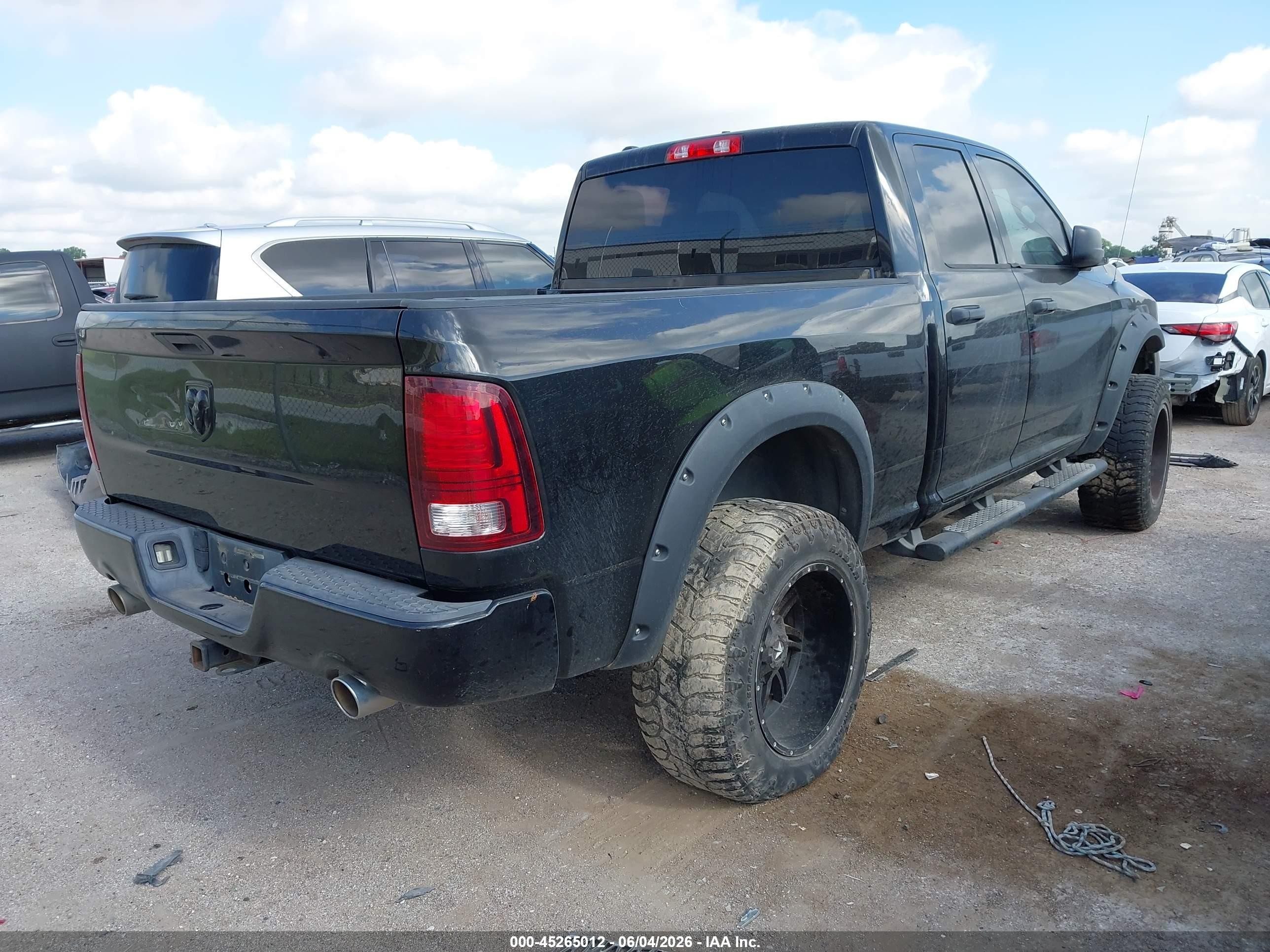 2013 Ram 1500 Express Black vin: 1C6RR6FT7DS716672