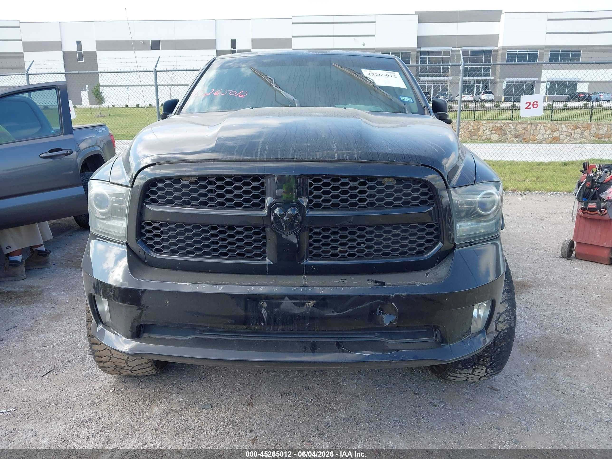 2013 Ram 1500 Express Black vin: 1C6RR6FT7DS716672