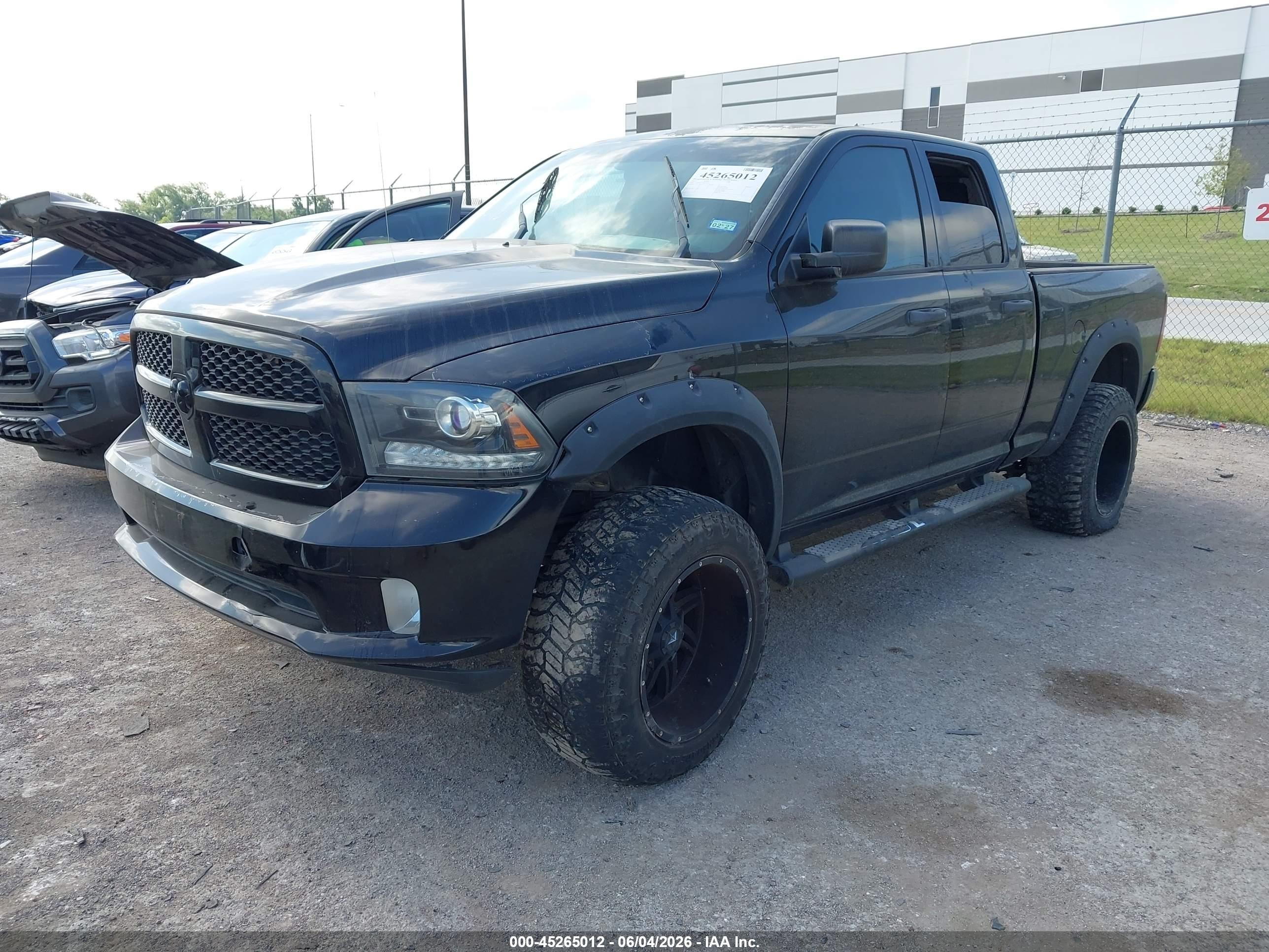 2013 Ram 1500 Express Black vin: 1C6RR6FT7DS716672