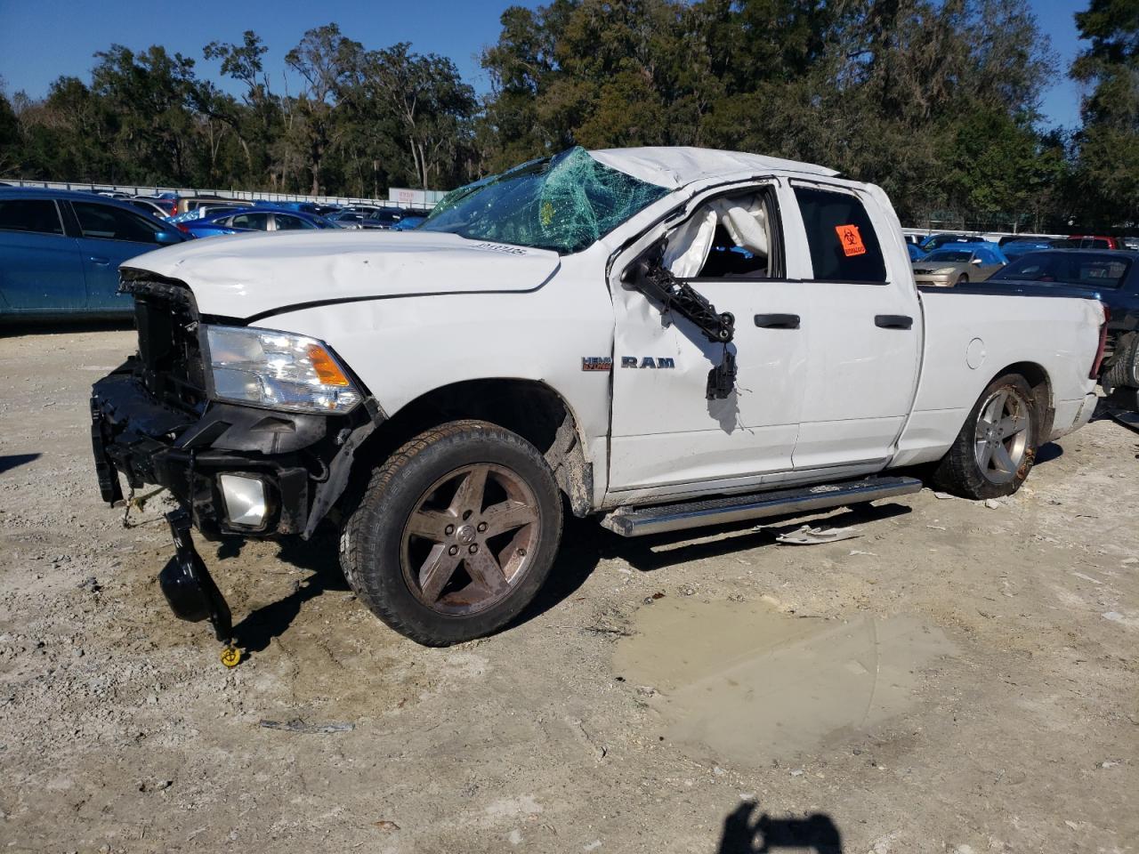 2014 Ram 1500 St White vin: 1C6RR6FT7ES101671