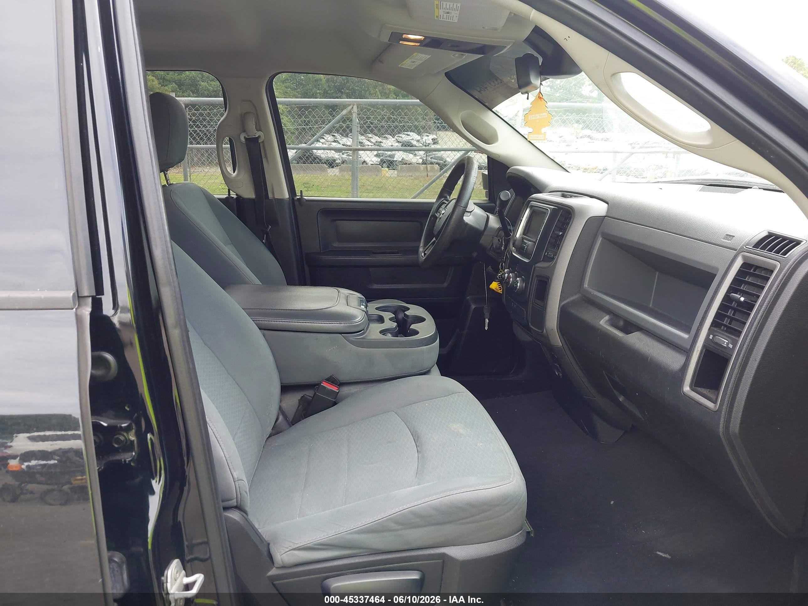 2014 Ram 1500 Express Black vin: 1C6RR6FT7ES112539