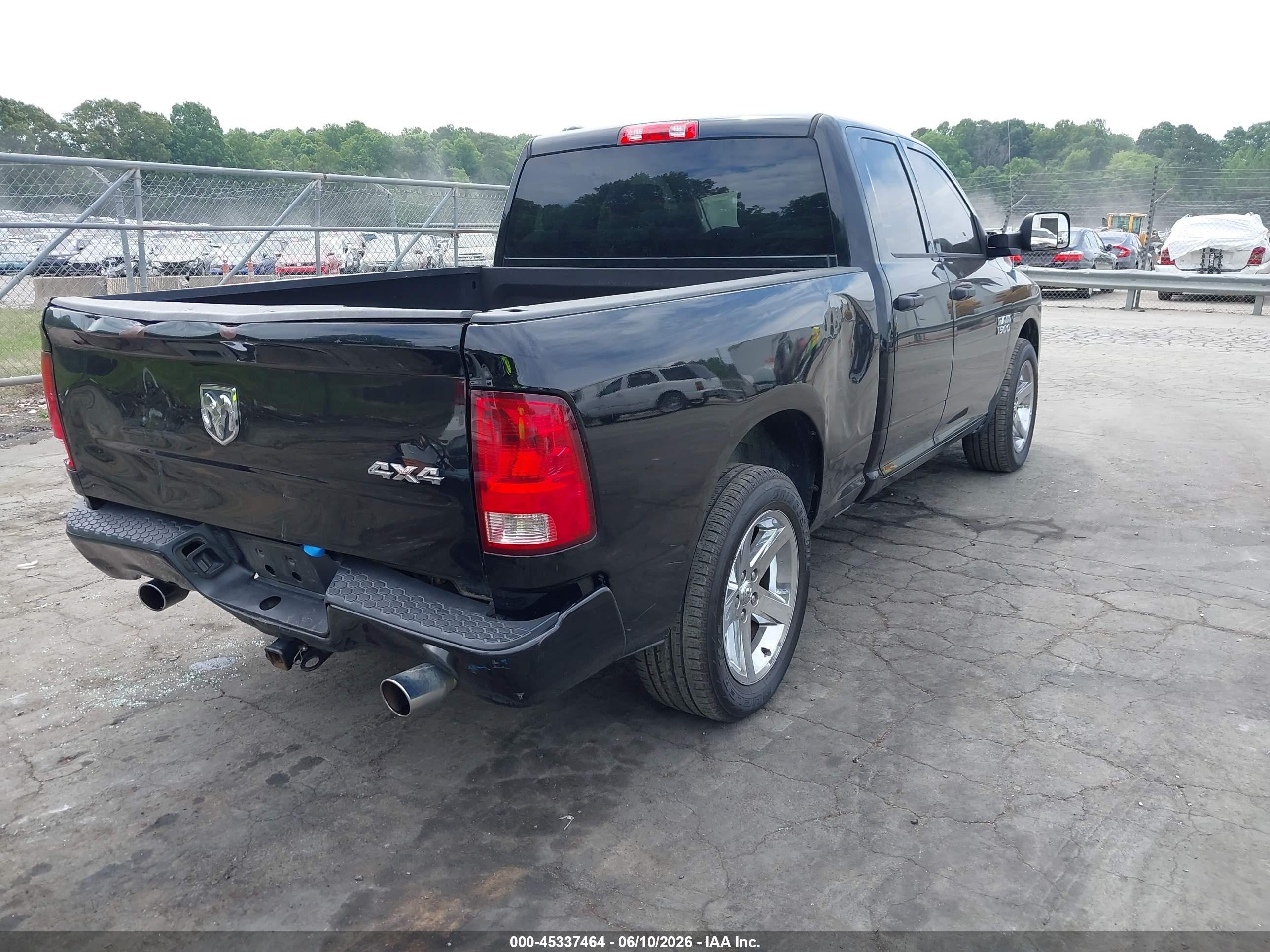 2014 Ram 1500 Express Black vin: 1C6RR6FT7ES112539