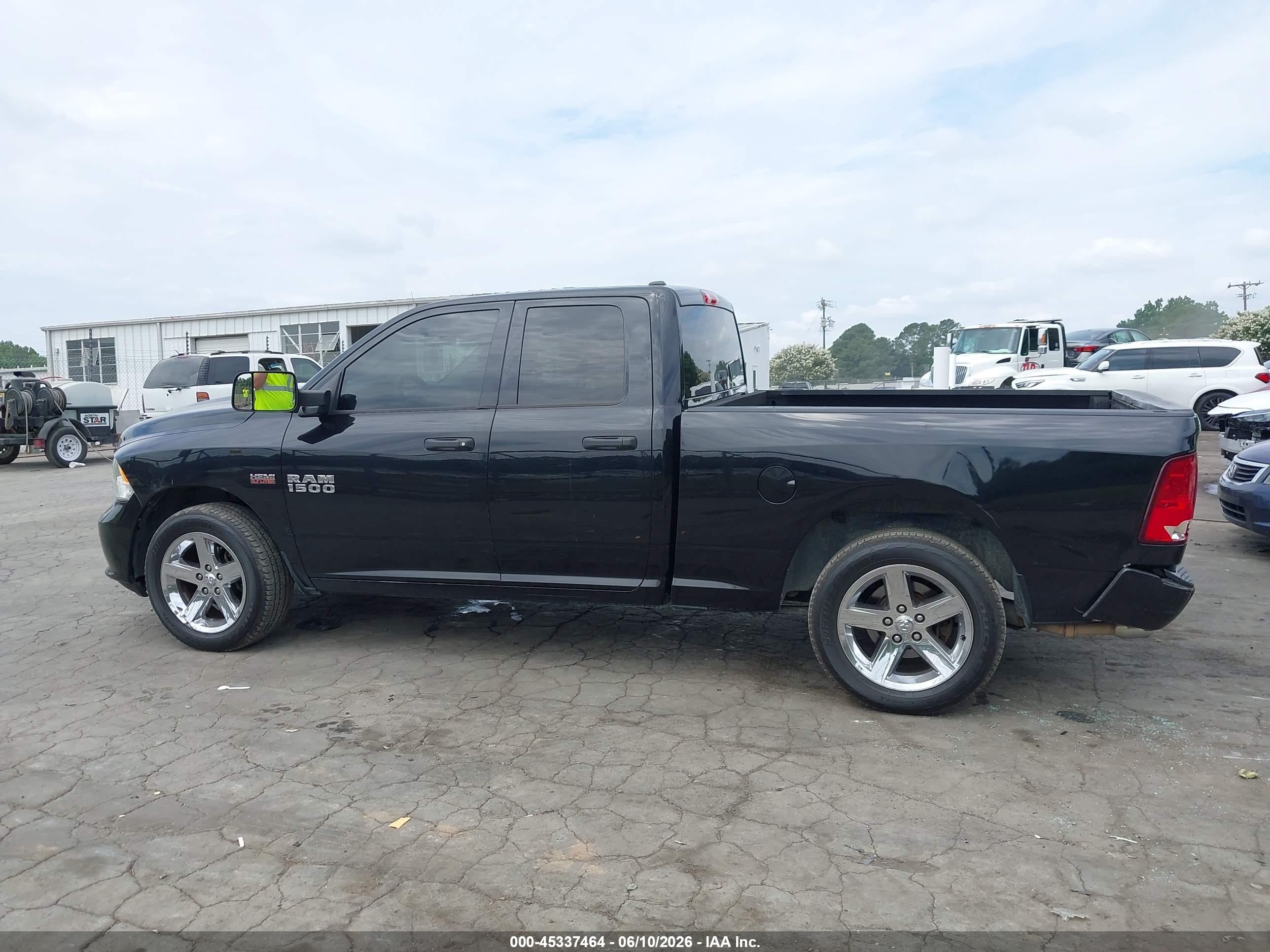 2014 Ram 1500 Express Black vin: 1C6RR6FT7ES112539
