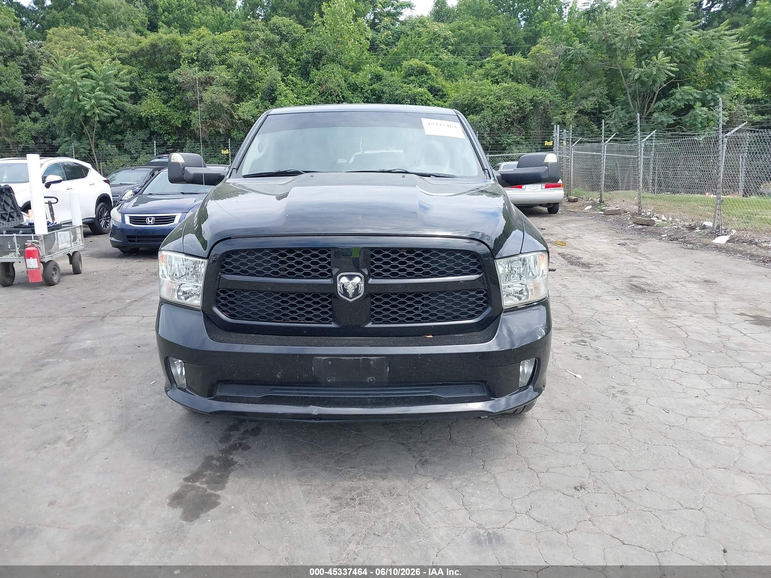 2014 Ram 1500 Express Black vin: 1C6RR6FT7ES112539