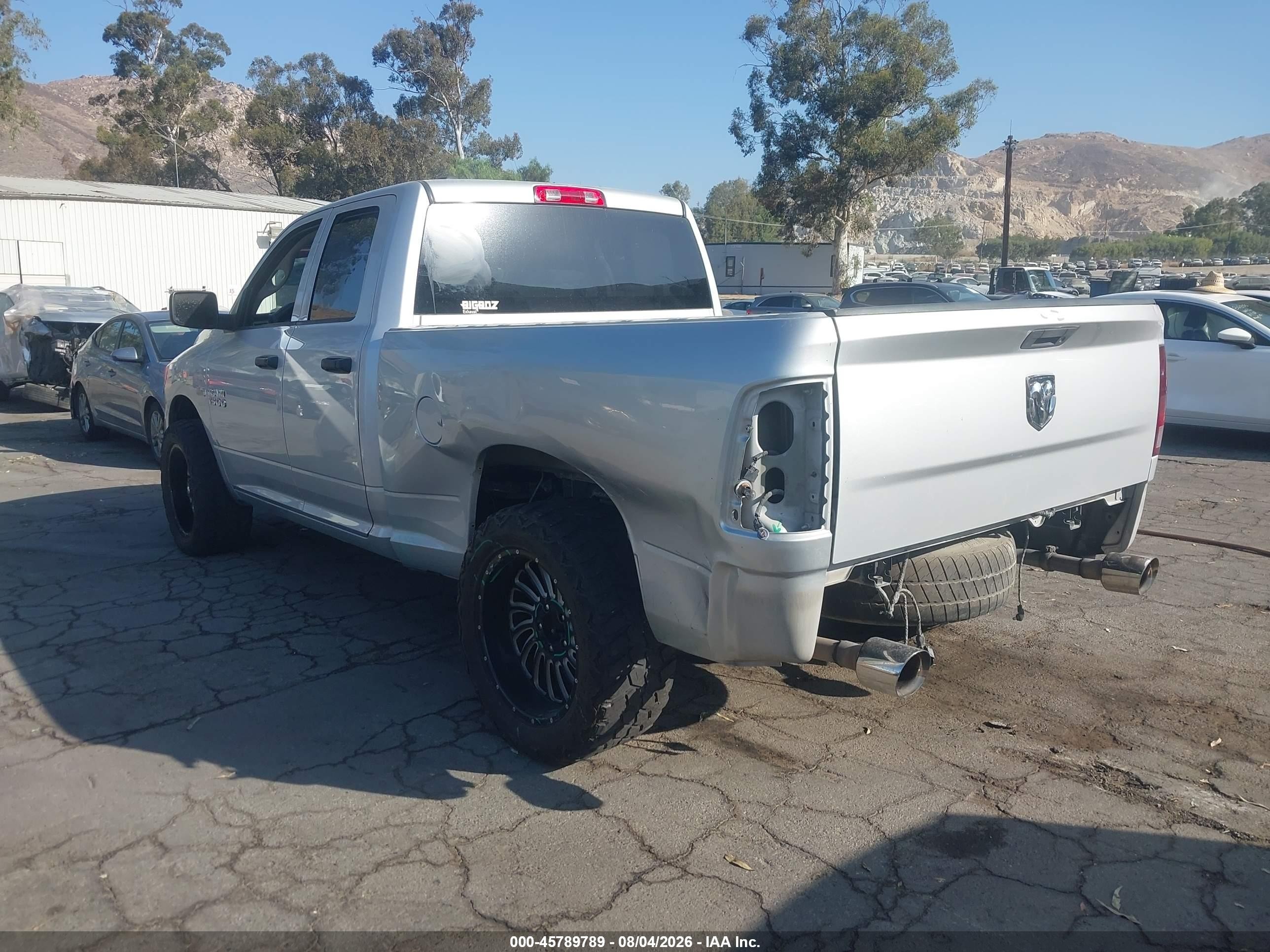 2014 Ram 1500 Express Silver vin: 1C6RR6FT7ES134735