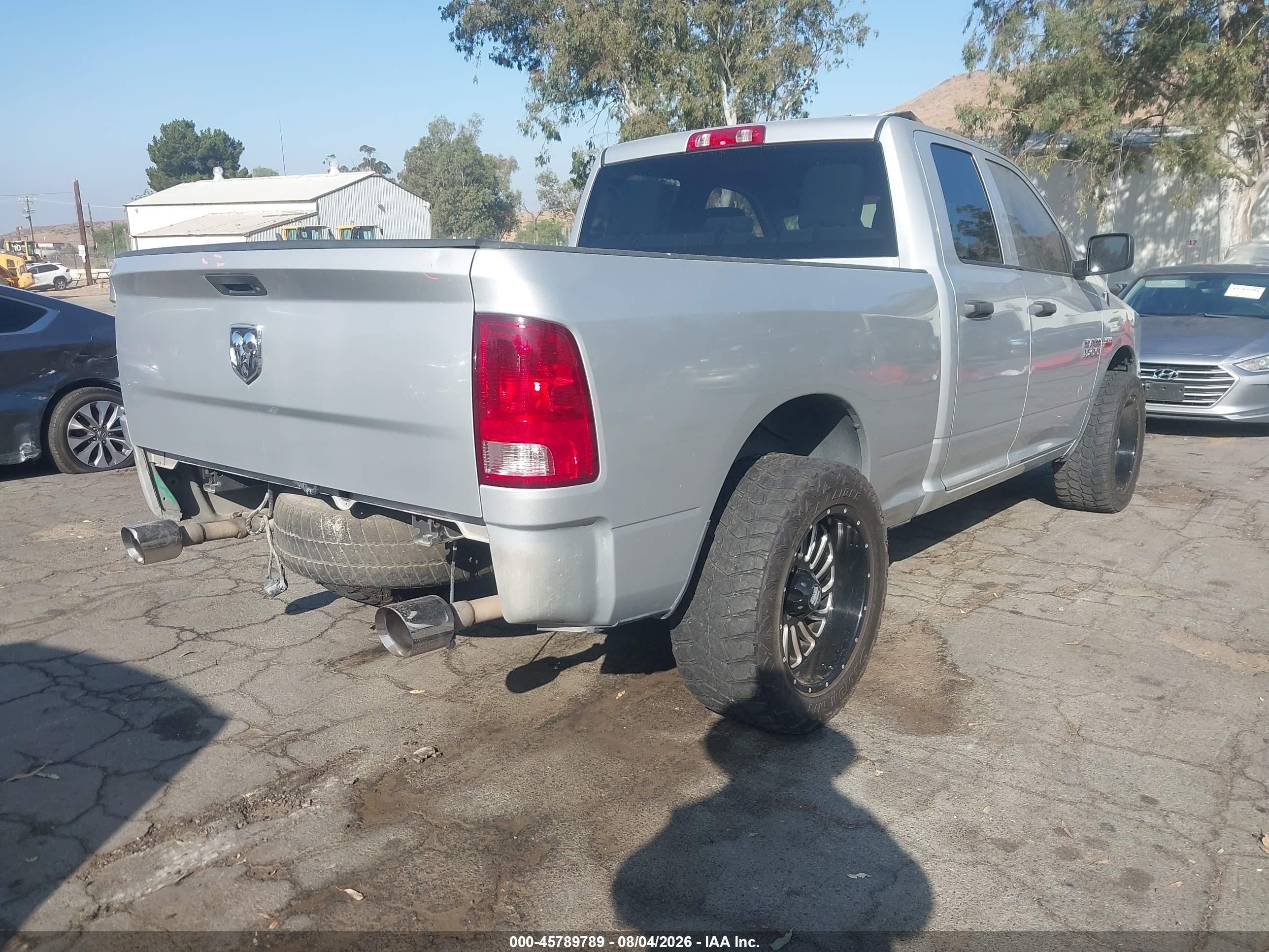 2014 Ram 1500 Express Silver vin: 1C6RR6FT7ES134735