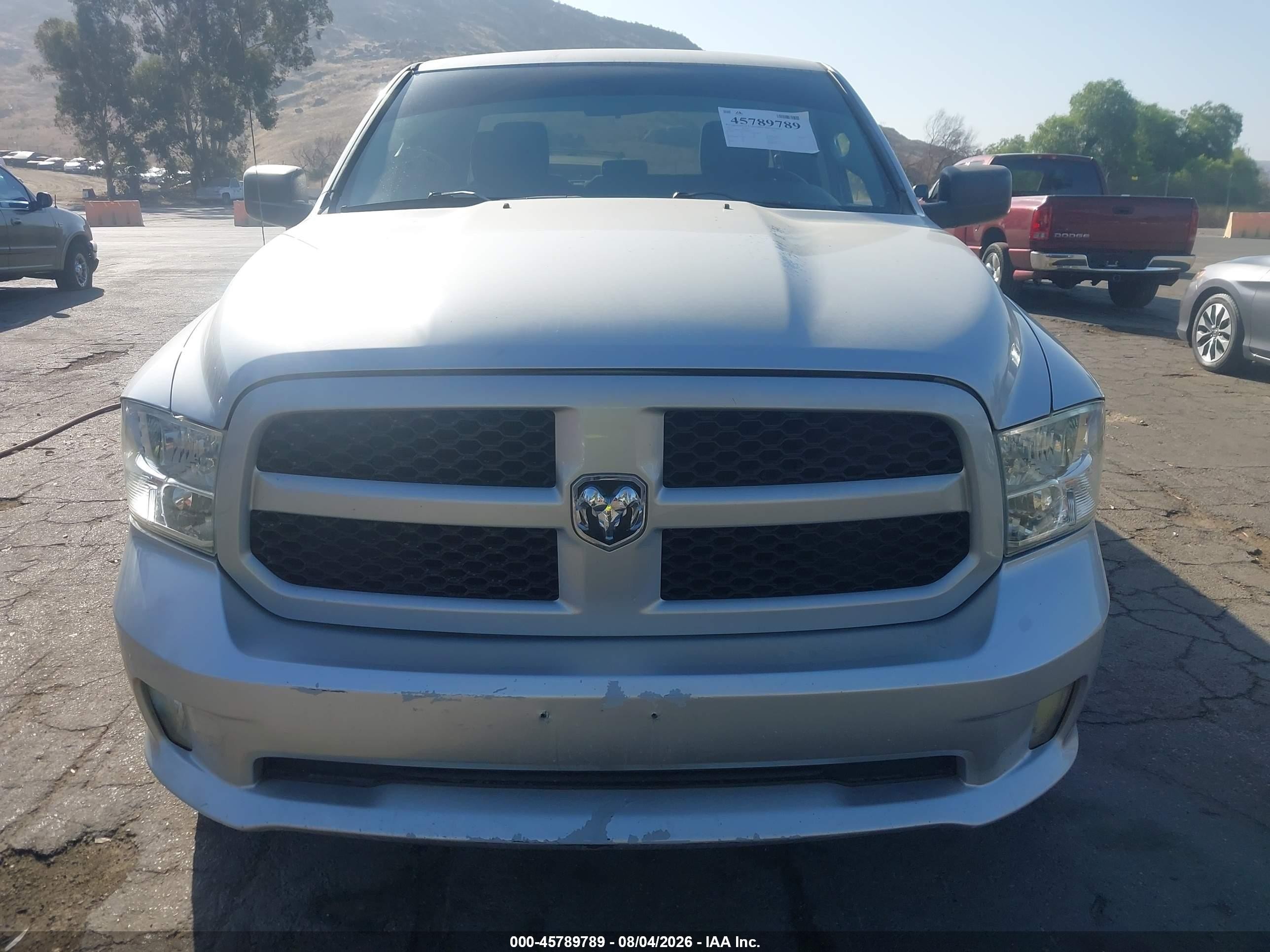 2014 Ram 1500 Express Silver vin: 1C6RR6FT7ES134735