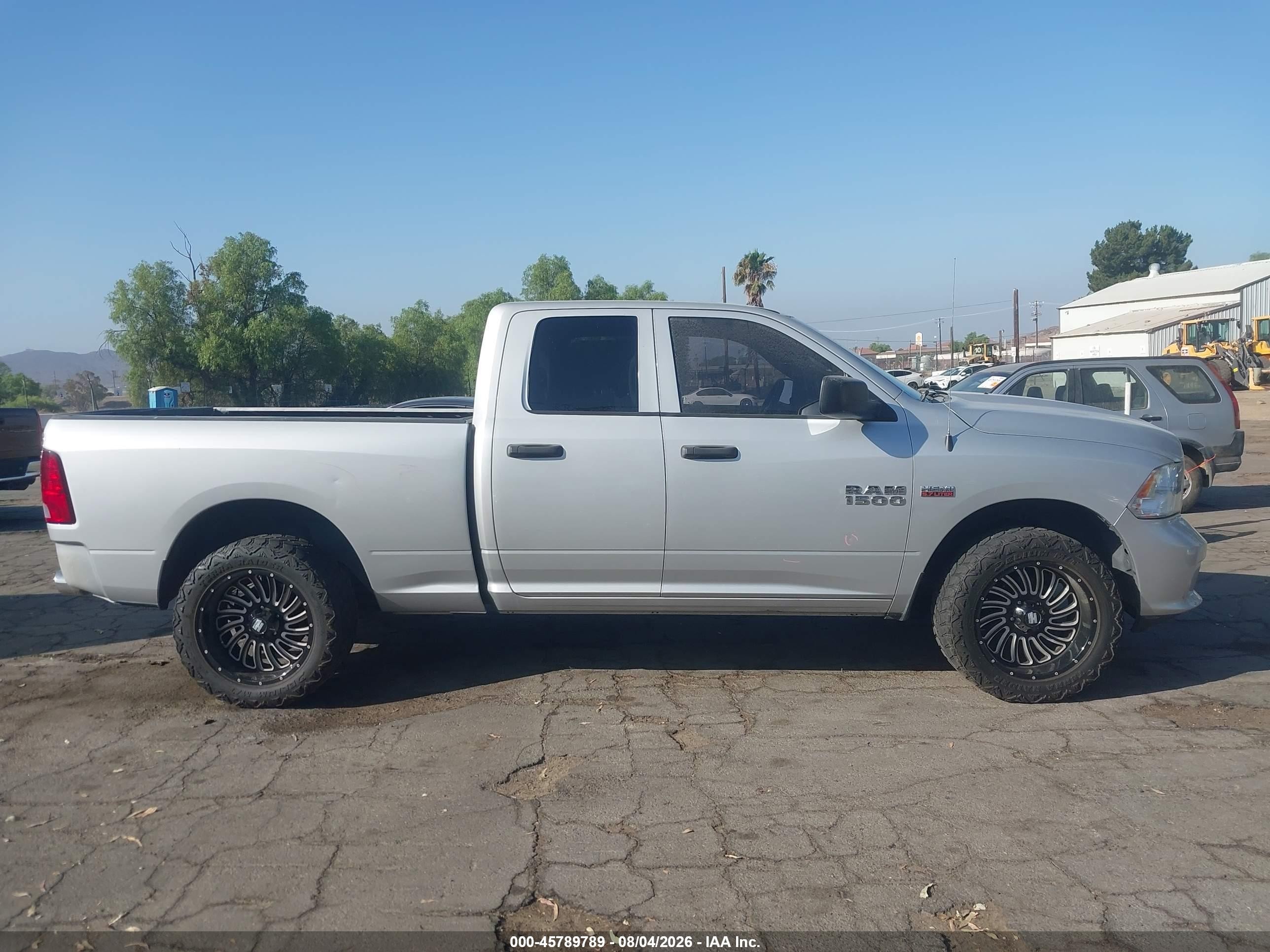 2014 Ram 1500 Express Silver vin: 1C6RR6FT7ES134735