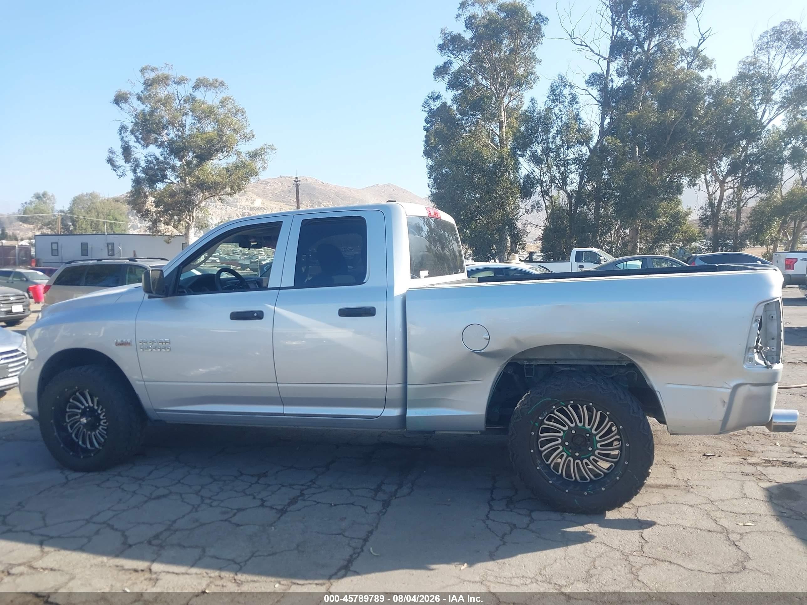 2014 Ram 1500 Express Silver vin: 1C6RR6FT7ES134735