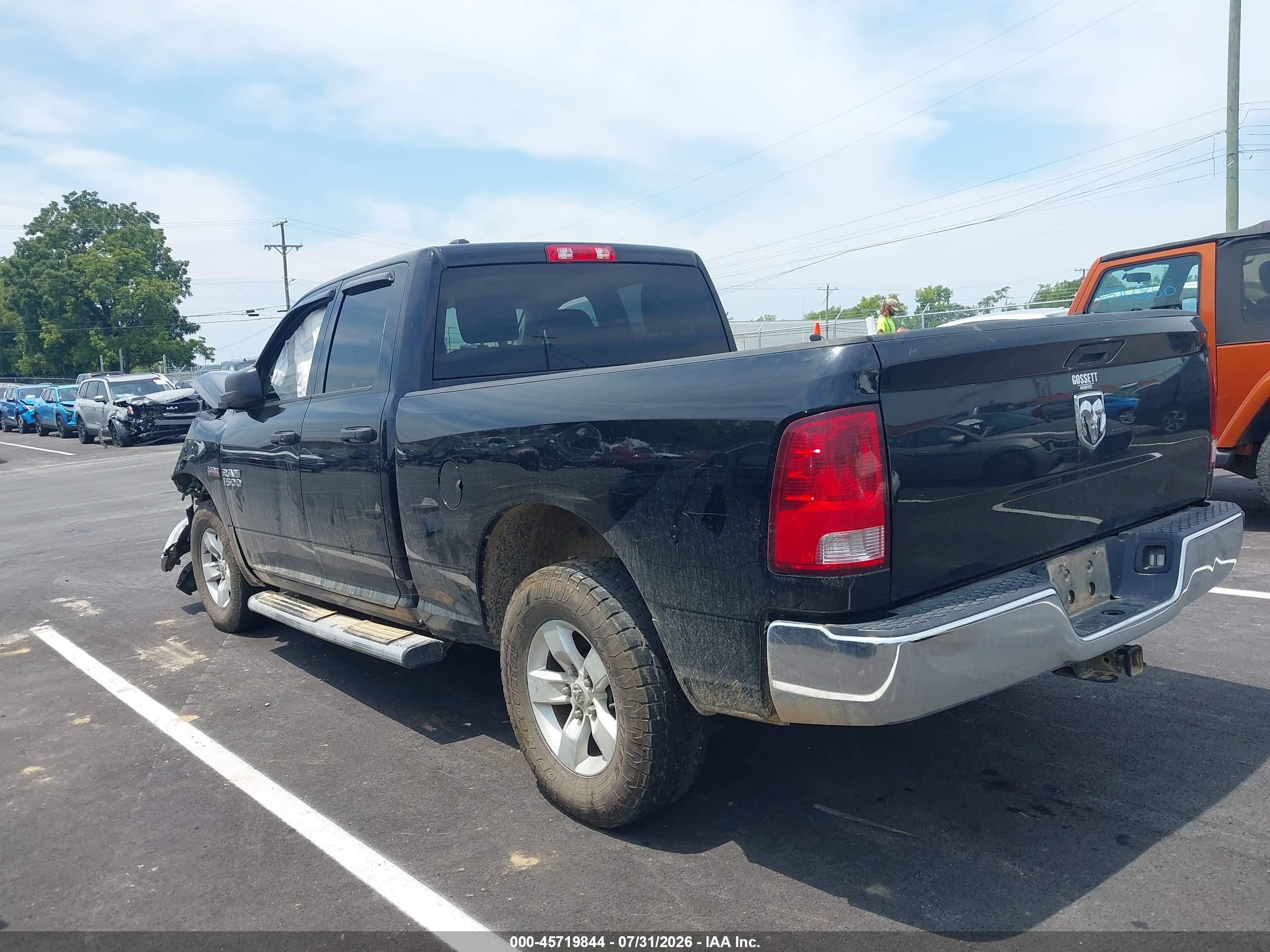 2014 Ram 1500 Tradesman Черный vin: 1C6RR6FT7ES243678