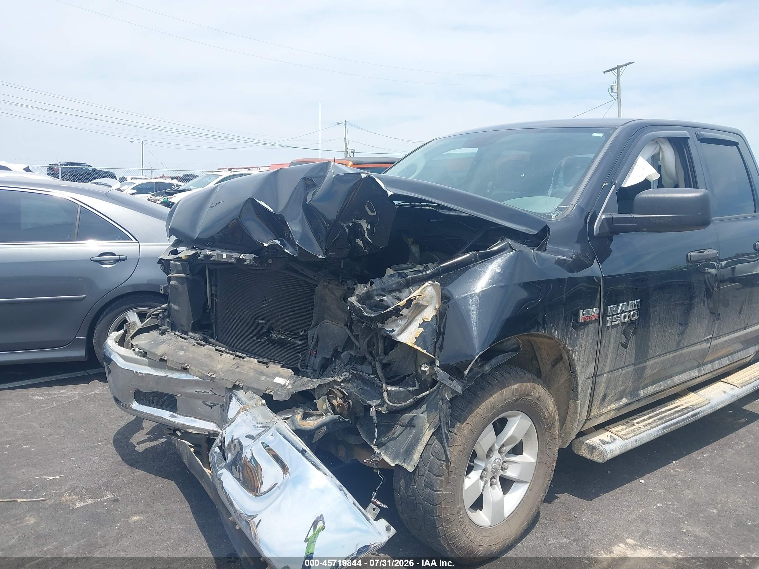 2014 Ram 1500 Tradesman Черный vin: 1C6RR6FT7ES243678