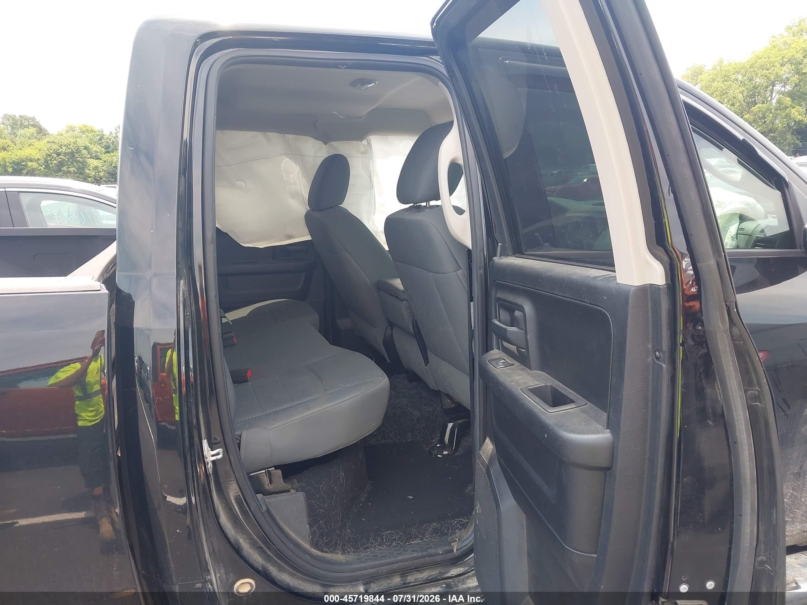 2014 Ram 1500 Tradesman Черный vin: 1C6RR6FT7ES243678