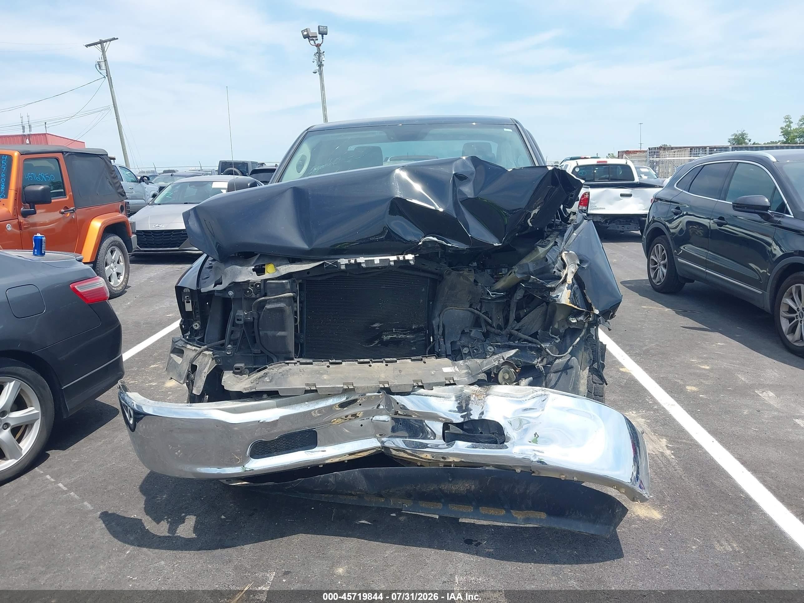 2014 Ram 1500 Tradesman Черный vin: 1C6RR6FT7ES243678