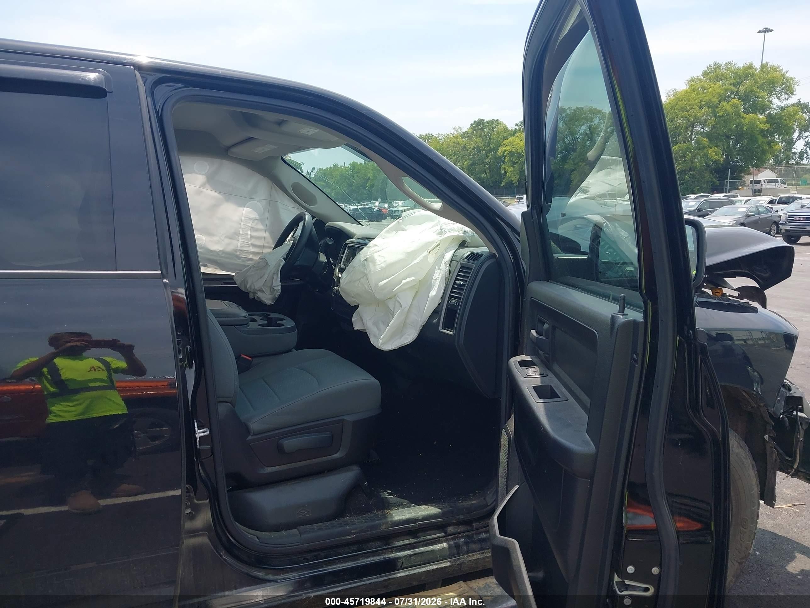 2014 Ram 1500 Tradesman Черный vin: 1C6RR6FT7ES243678