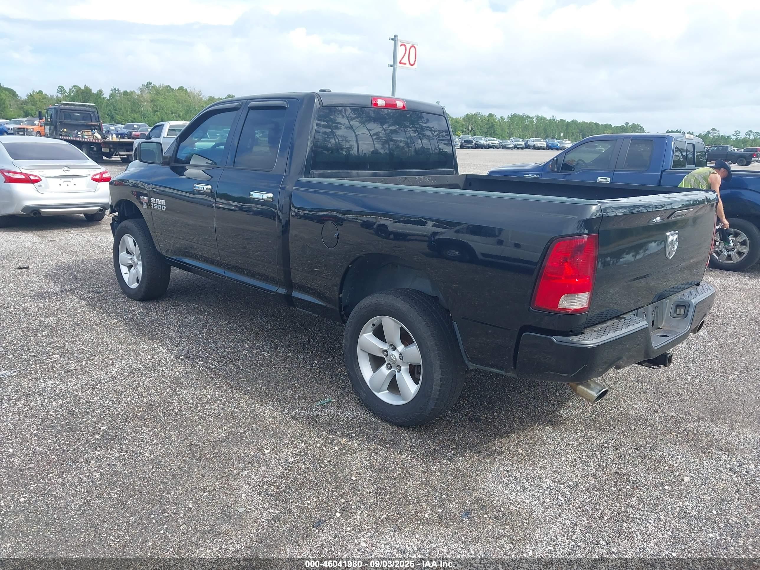 2014 Ram 1500 Express Black vin: 1C6RR6FT7ES245639