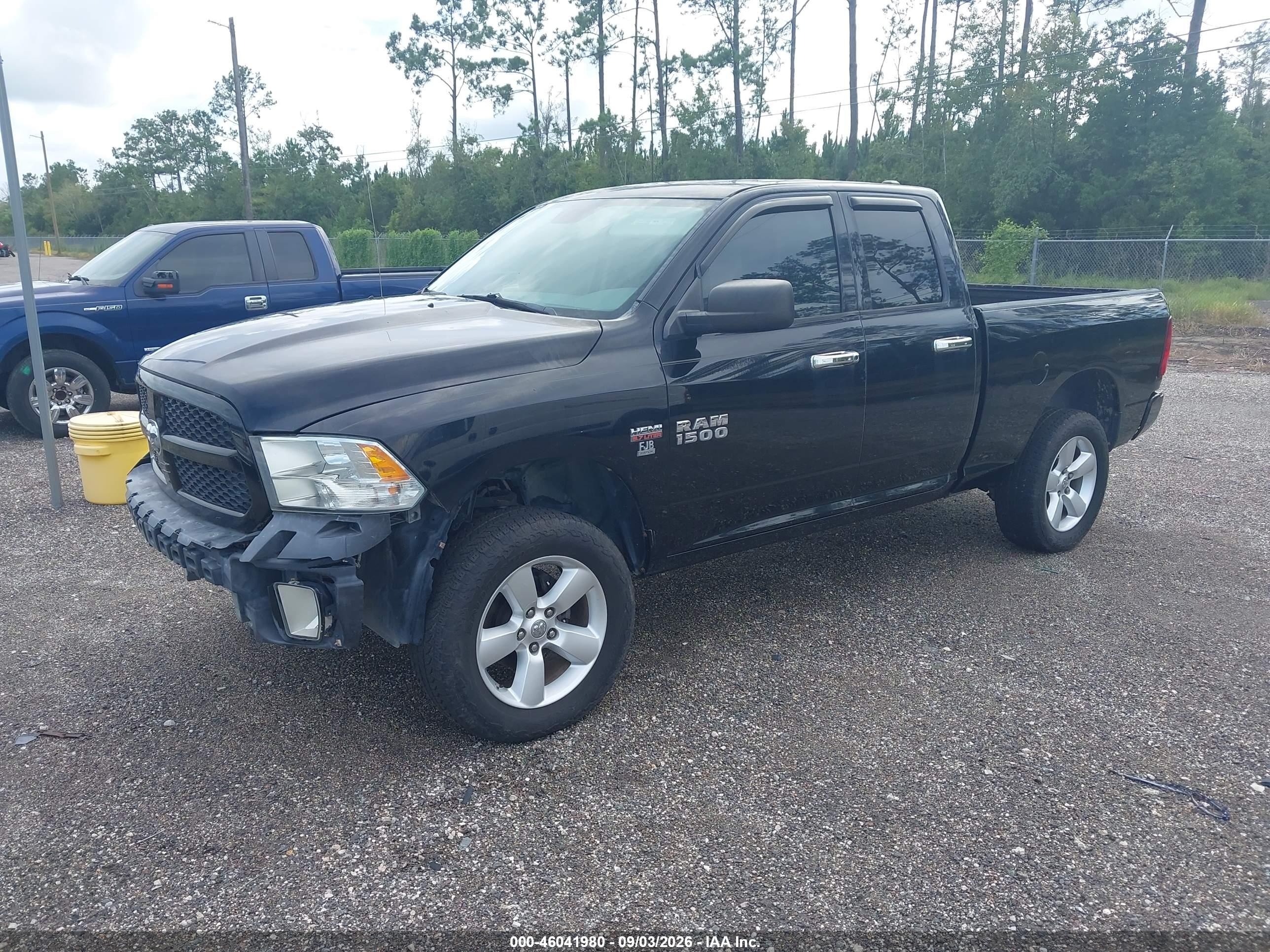 2014 Ram 1500 Express Black vin: 1C6RR6FT7ES245639