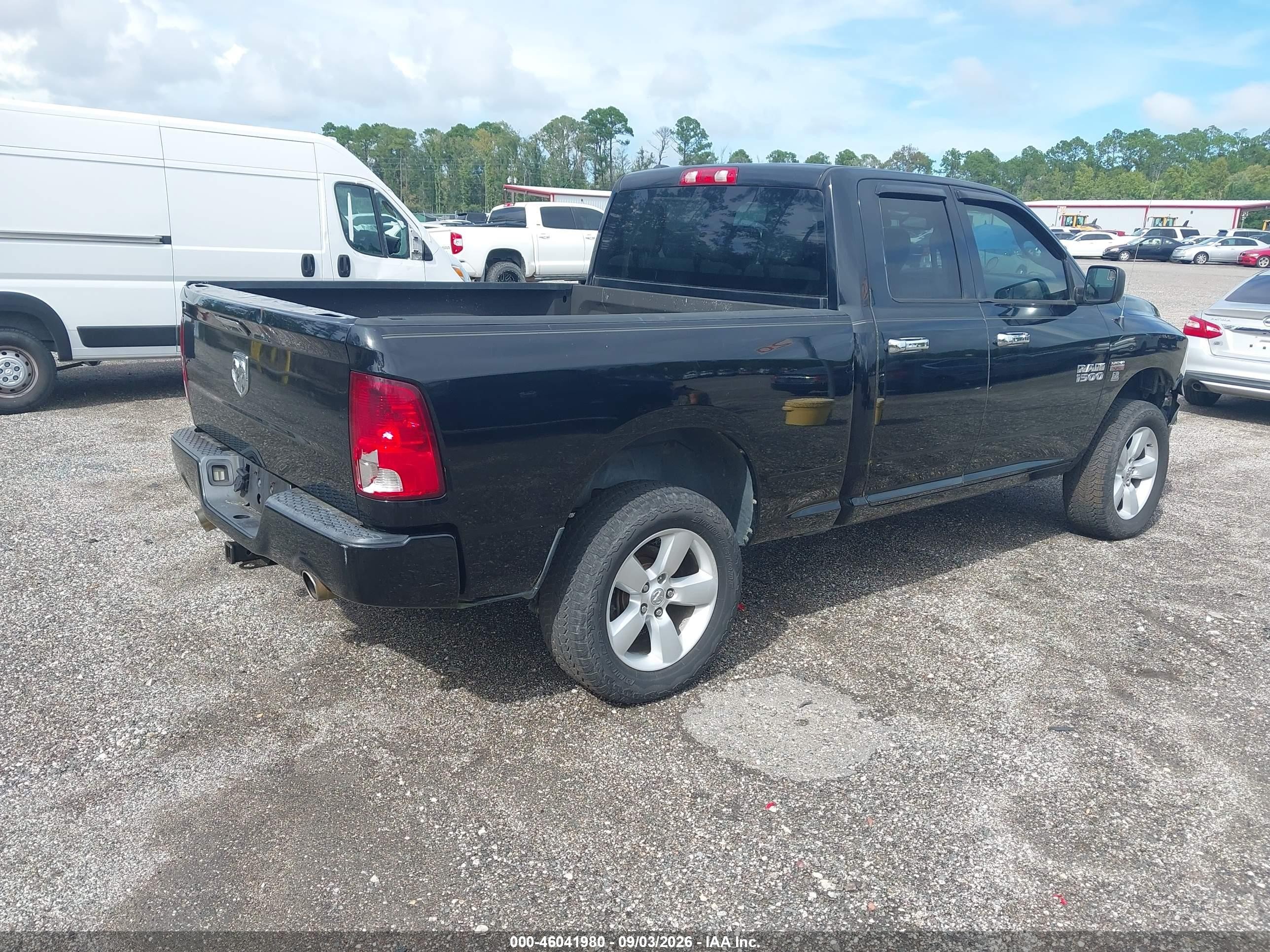 2014 Ram 1500 Express Black vin: 1C6RR6FT7ES245639