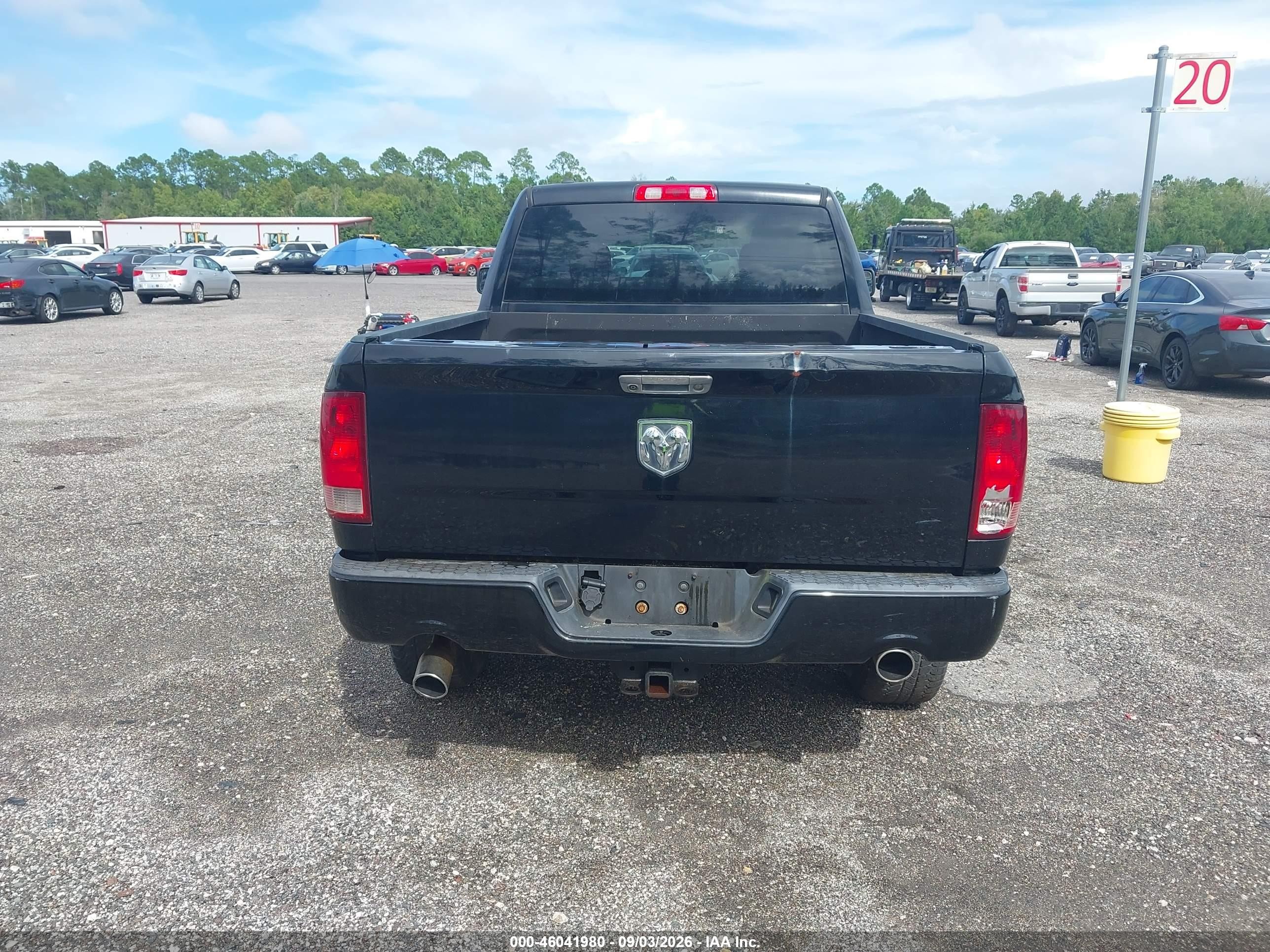 2014 Ram 1500 Express Black vin: 1C6RR6FT7ES245639