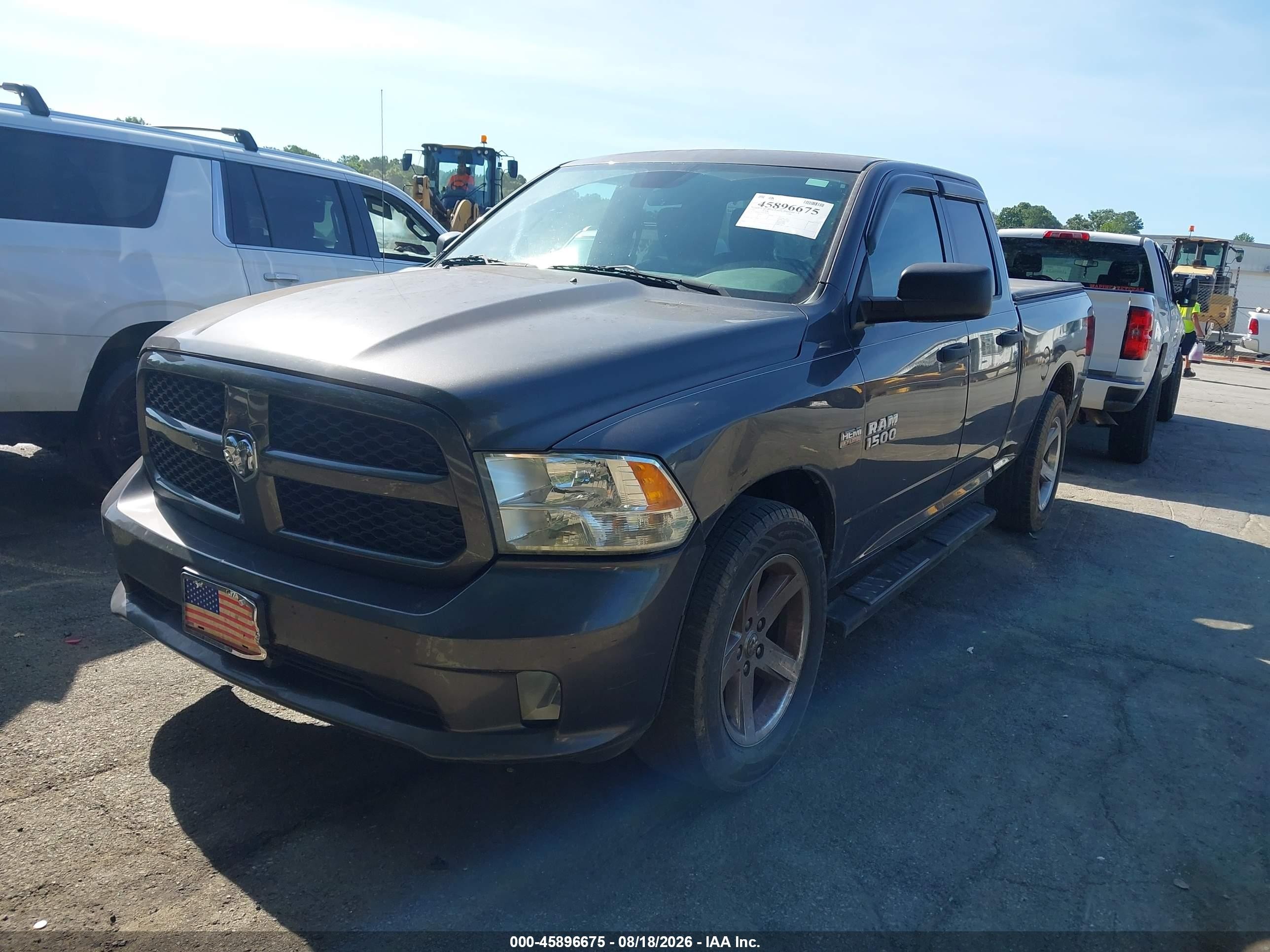 2014 Ram 1500 Express Gray vin: 1C6RR6FT7ES396660