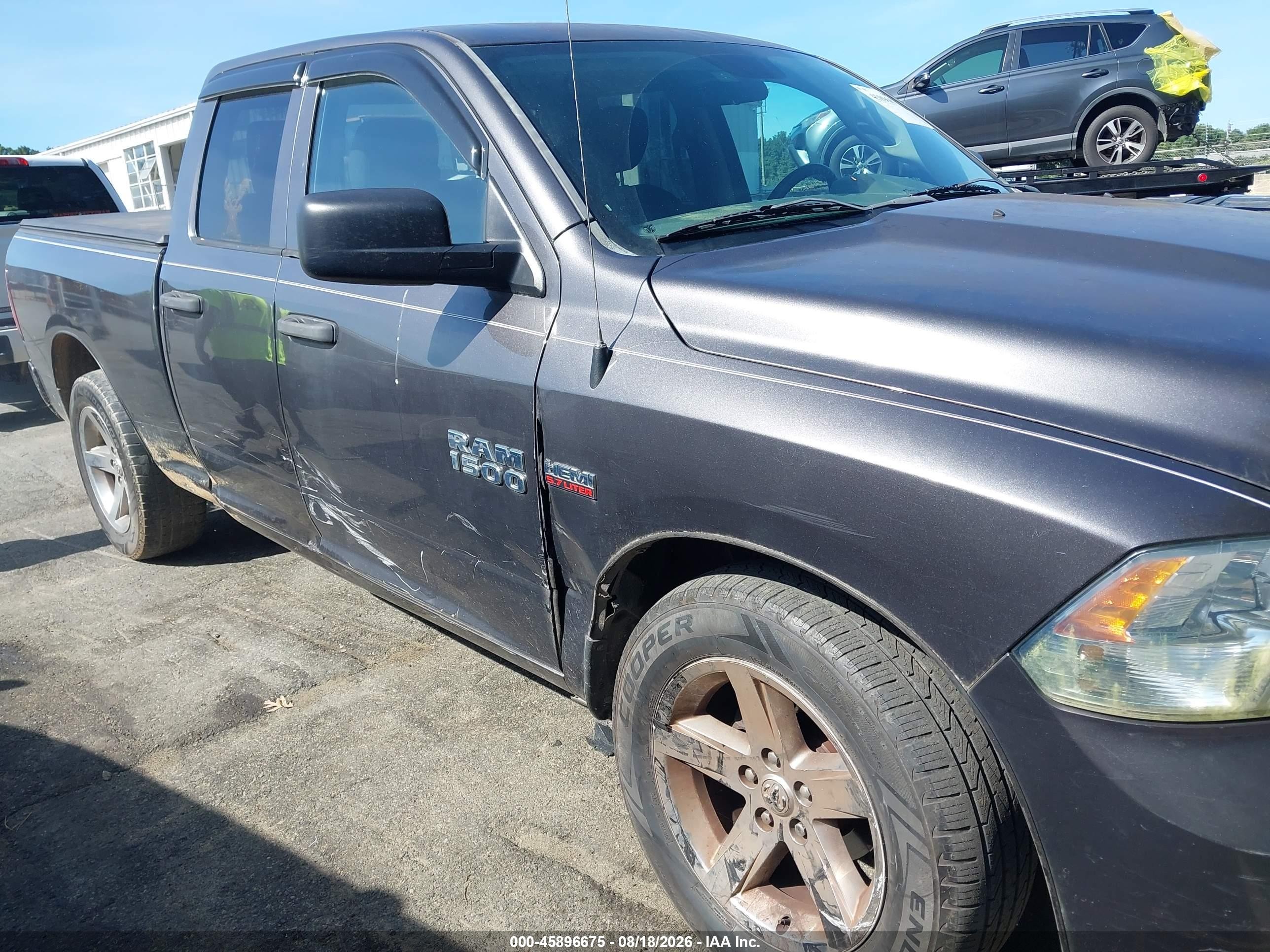 2014 Ram 1500 Express Gray vin: 1C6RR6FT7ES396660