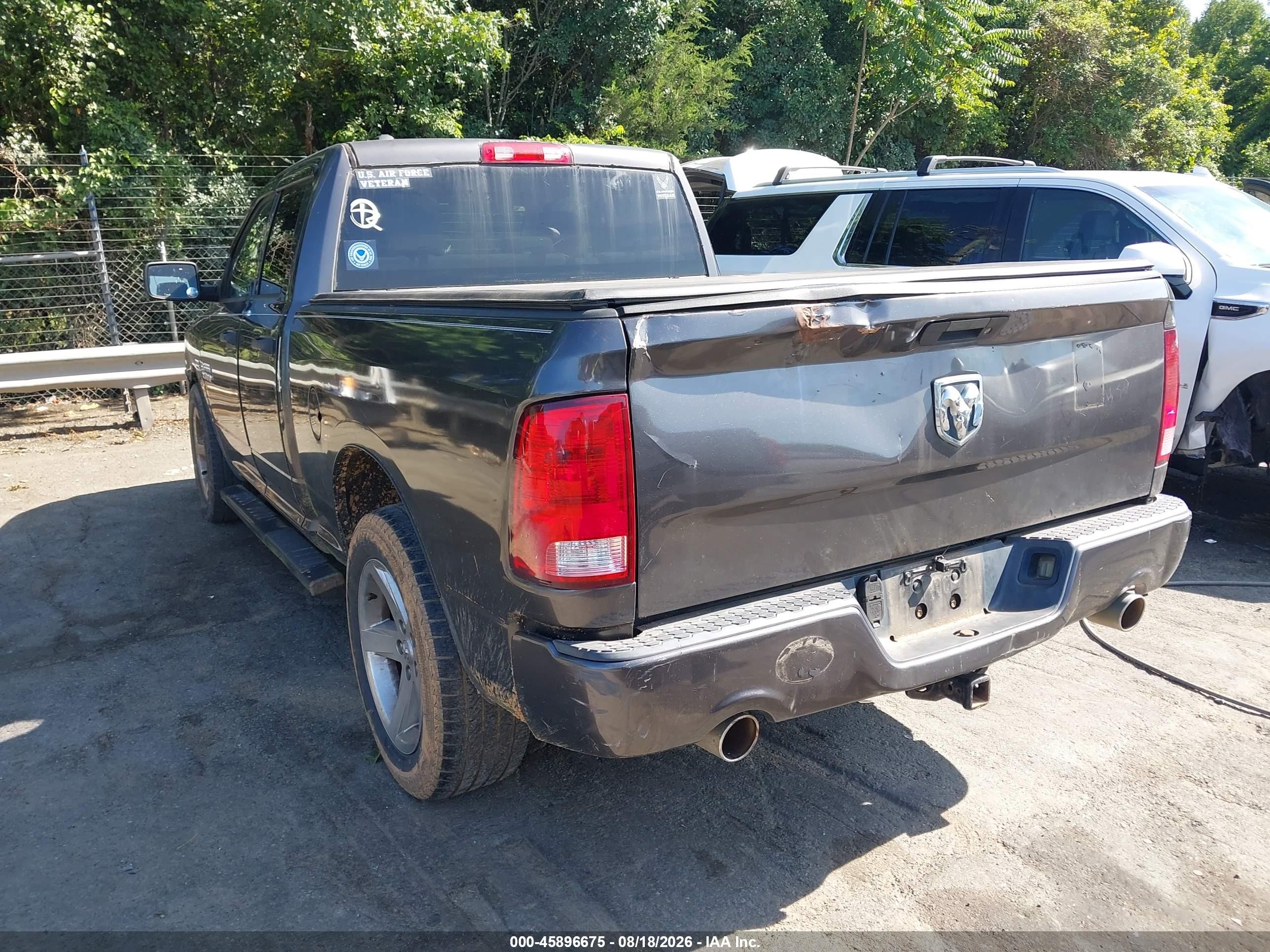 2014 Ram 1500 Express Gray vin: 1C6RR6FT7ES396660