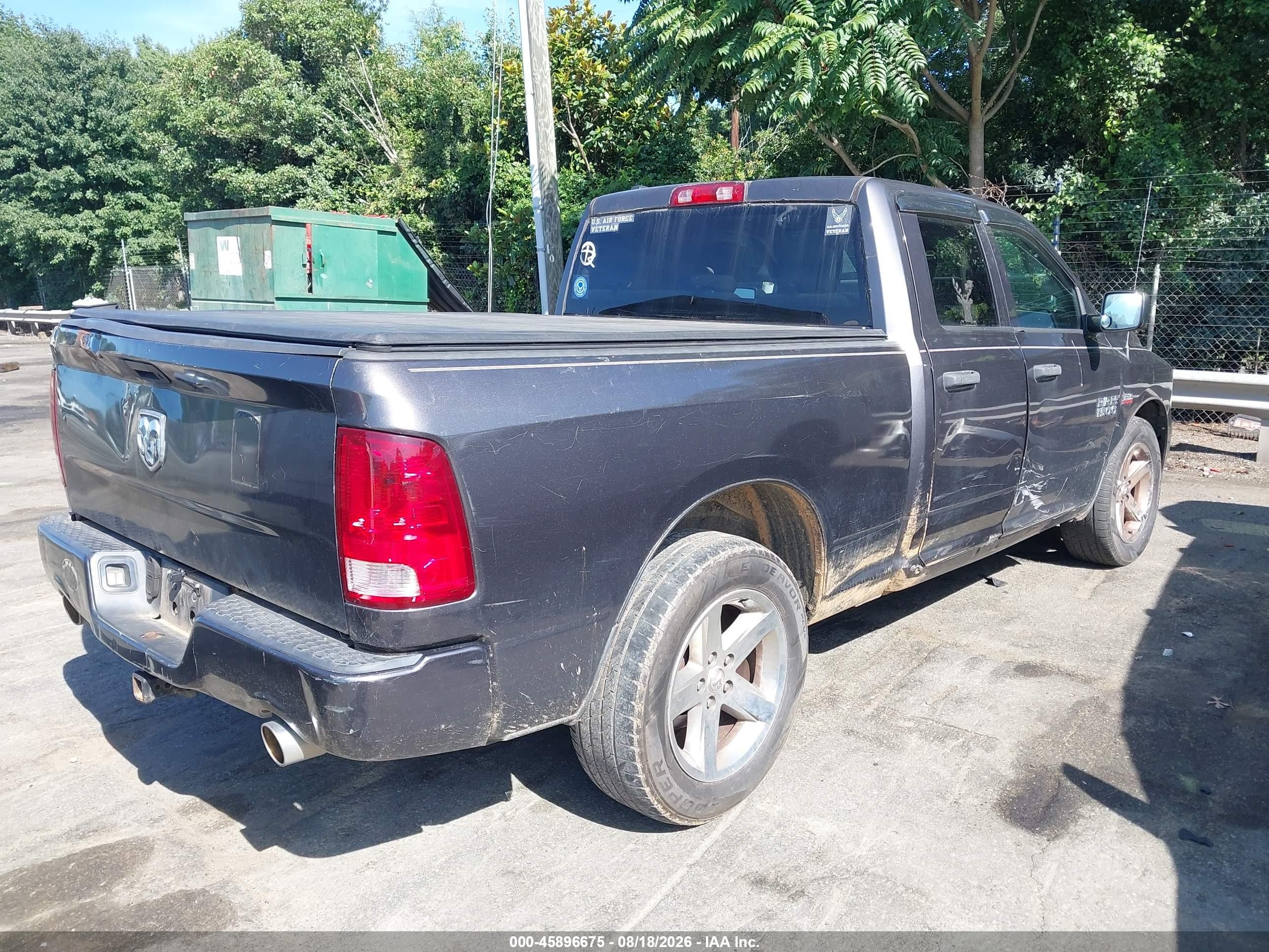 2014 Ram 1500 Express Gray vin: 1C6RR6FT7ES396660