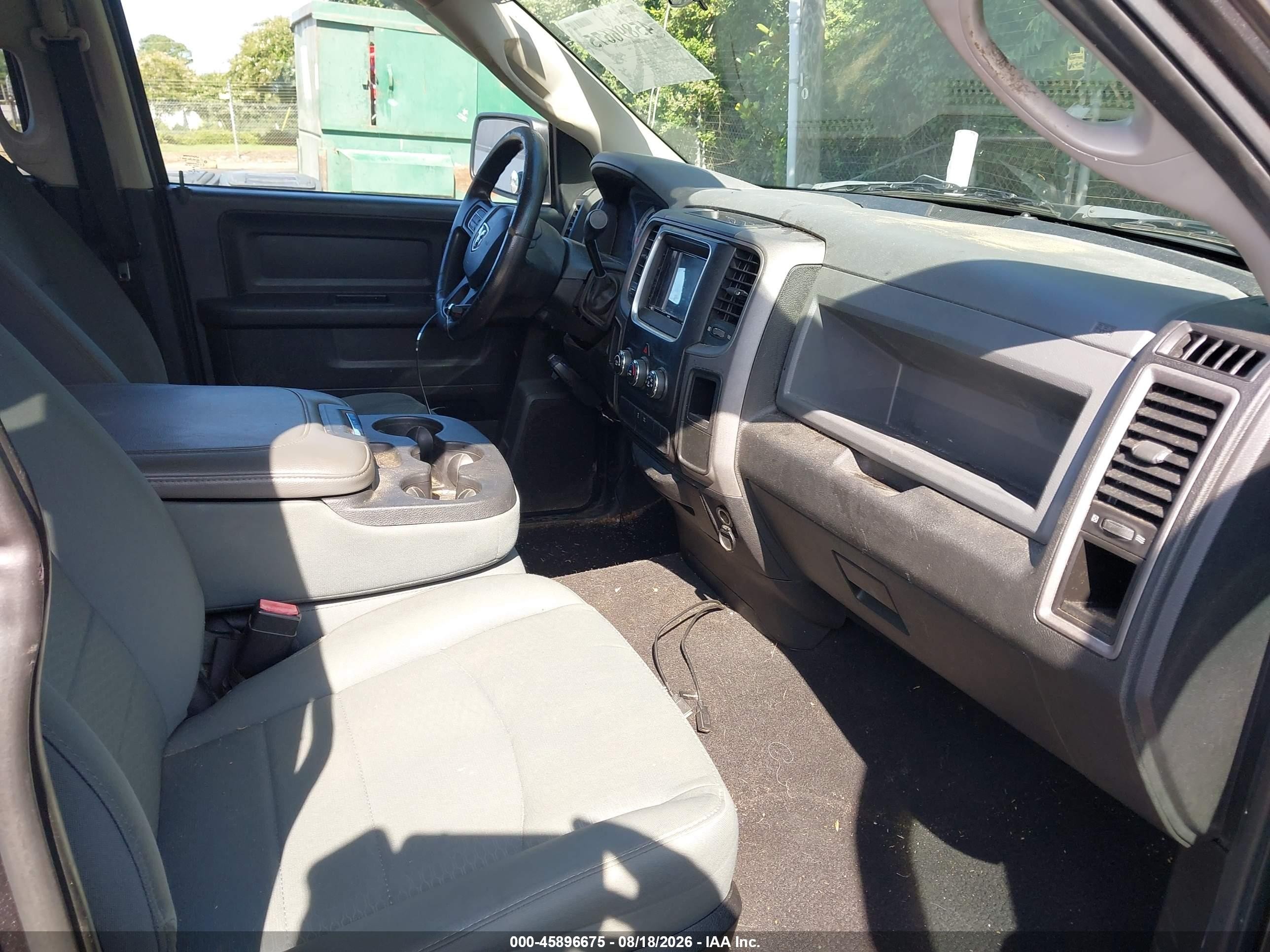 2014 Ram 1500 Express Gray vin: 1C6RR6FT7ES396660