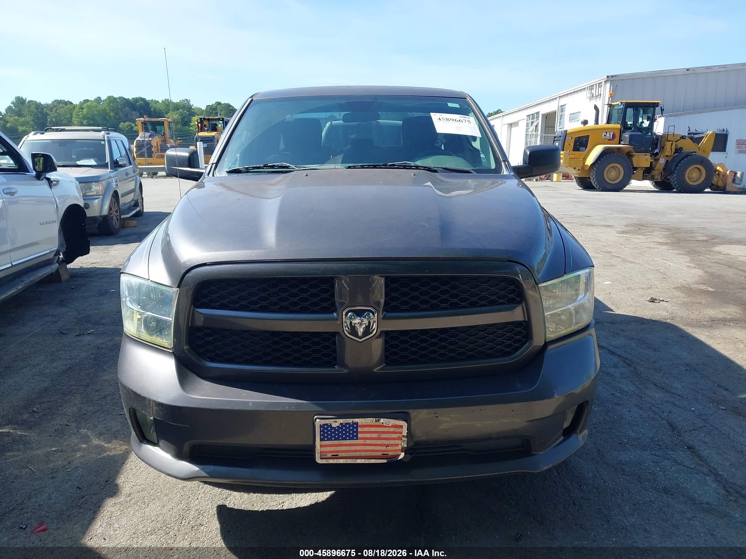 2014 Ram 1500 Express Gray vin: 1C6RR6FT7ES396660